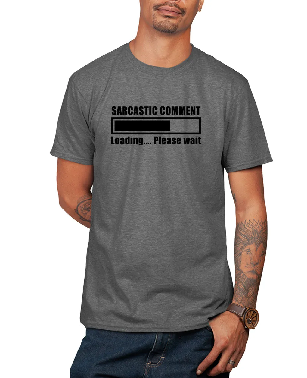 Sarcasm comment loading t-shirt, funny joke t-shirt