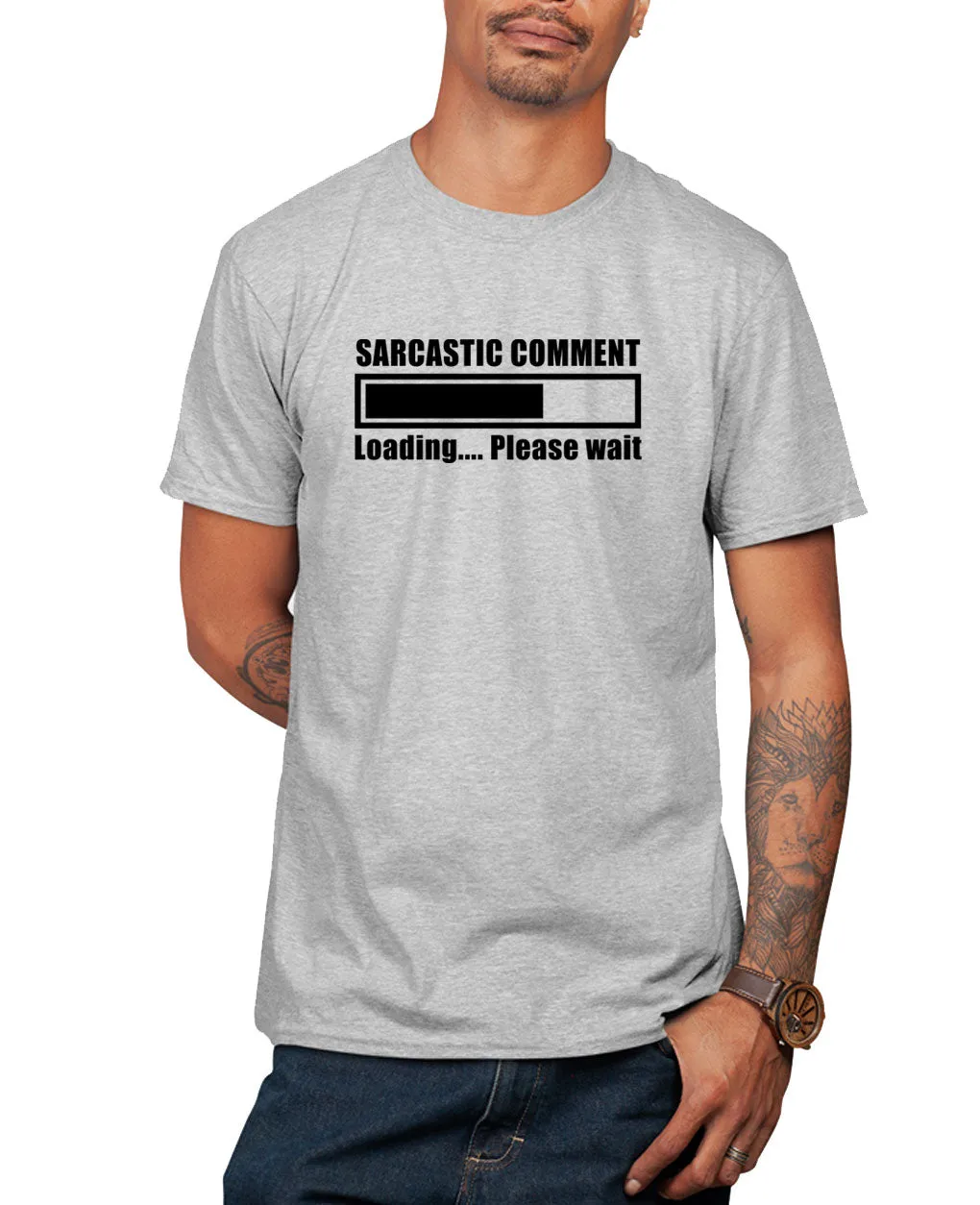 Sarcasm comment loading t-shirt, funny joke t-shirt