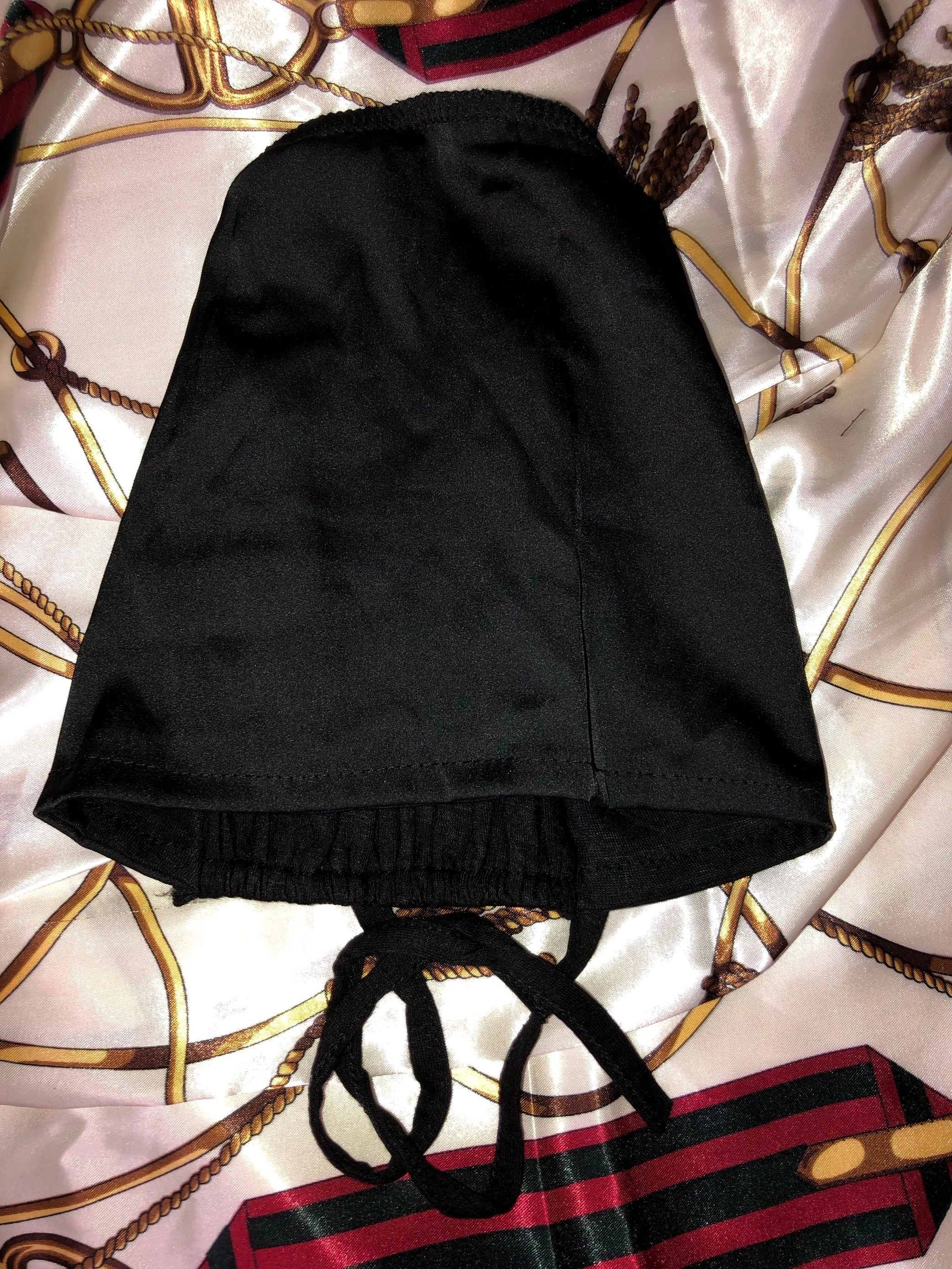 Satin Lined  Undercap - Black