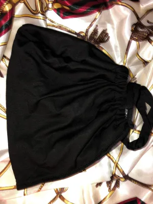 Satin Lined  Undercap - Black
