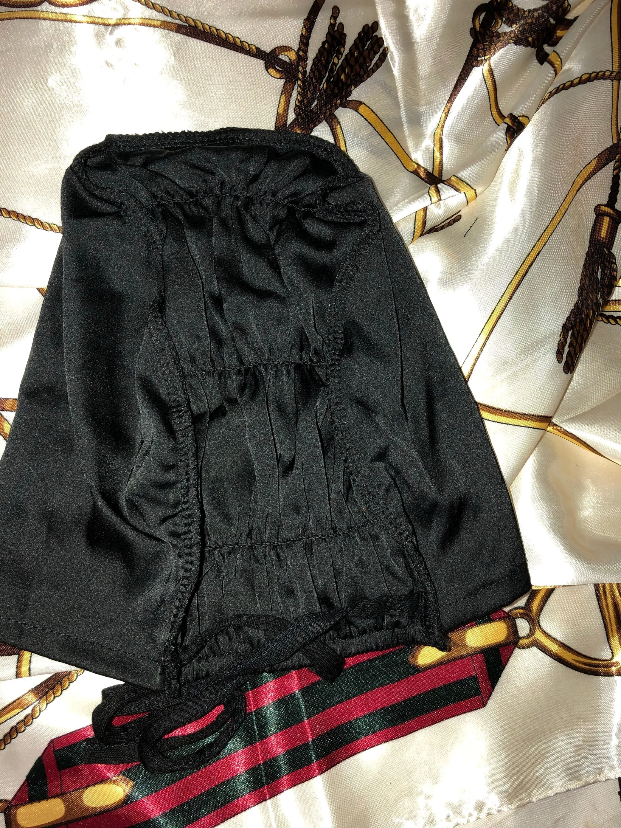 Satin Lined  Undercap - Black