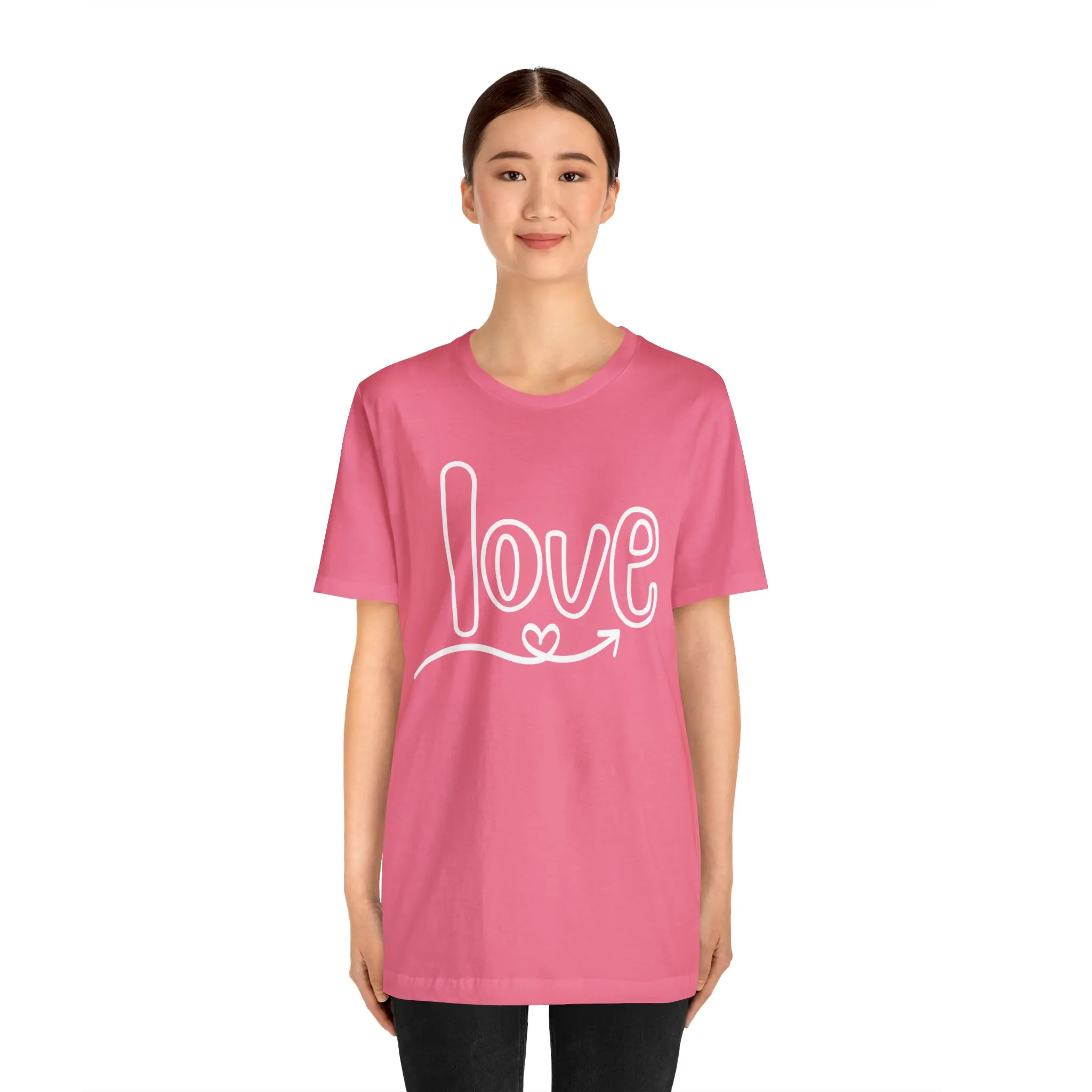Script Love Short Sleeve T-Shirt