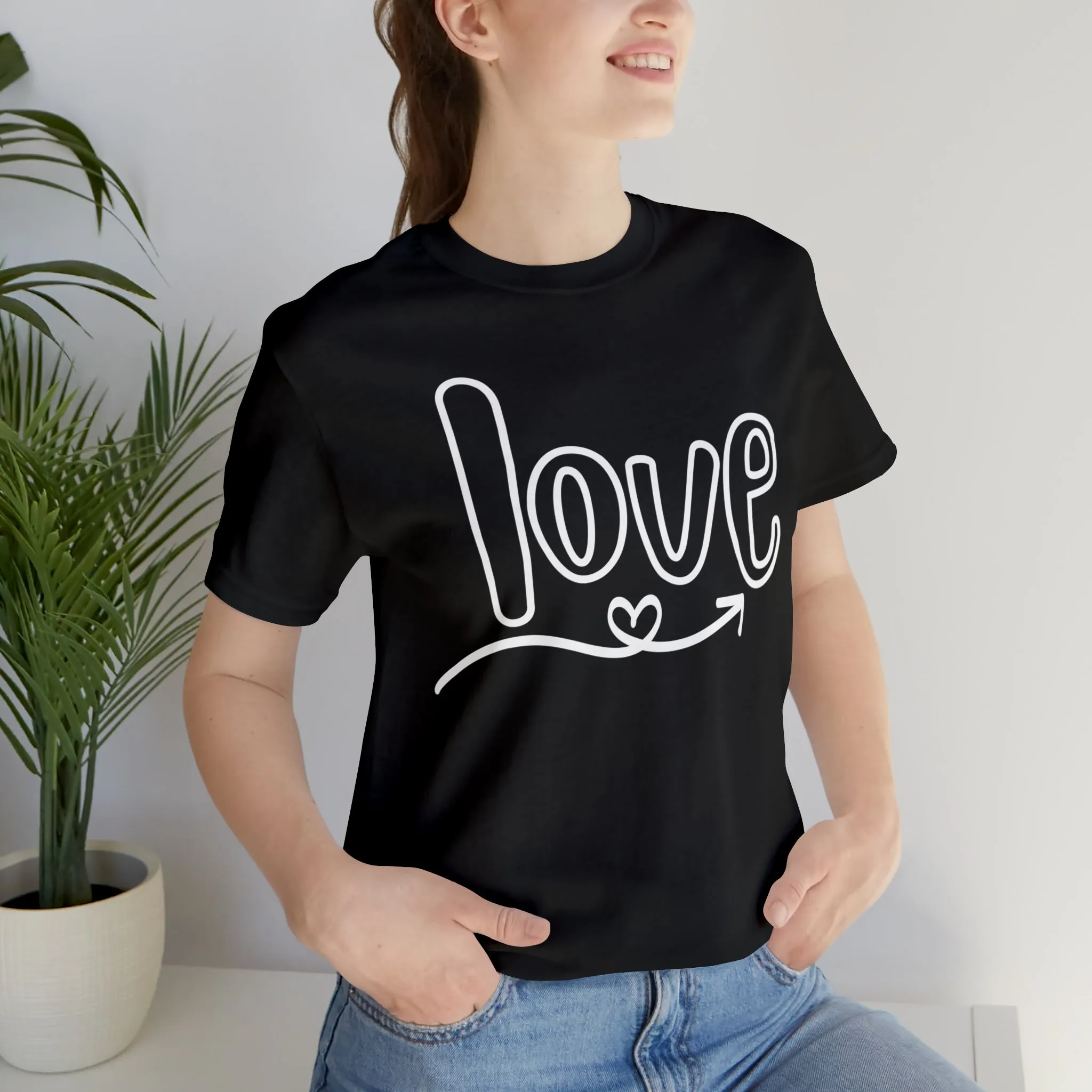 Script Love Short Sleeve T-Shirt