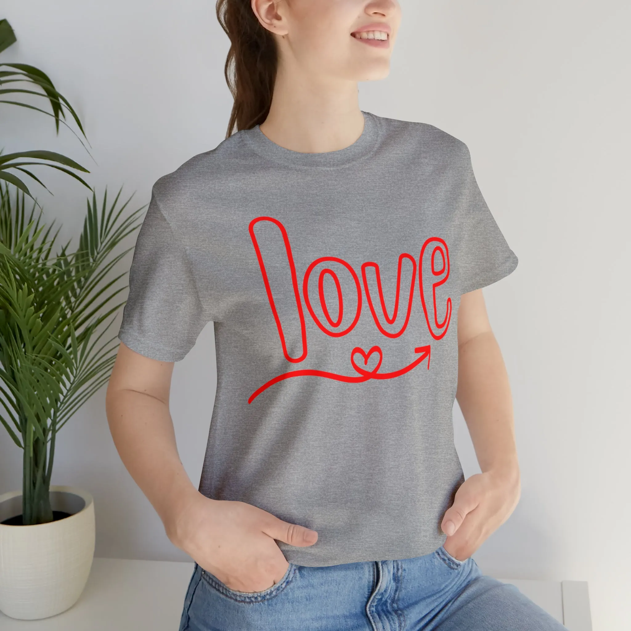 Script Love Short Sleeve T-Shirt