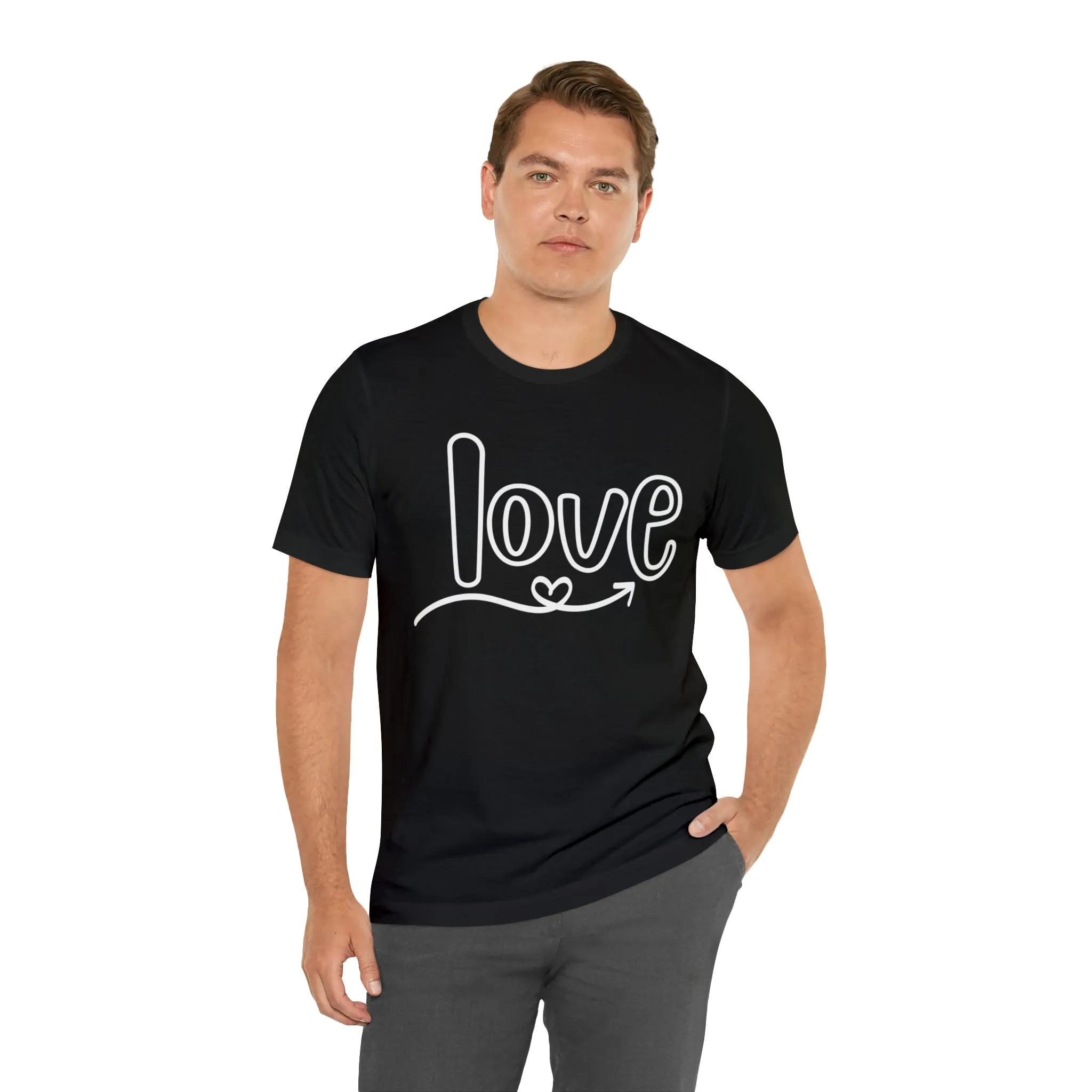 Script Love Short Sleeve T-Shirt