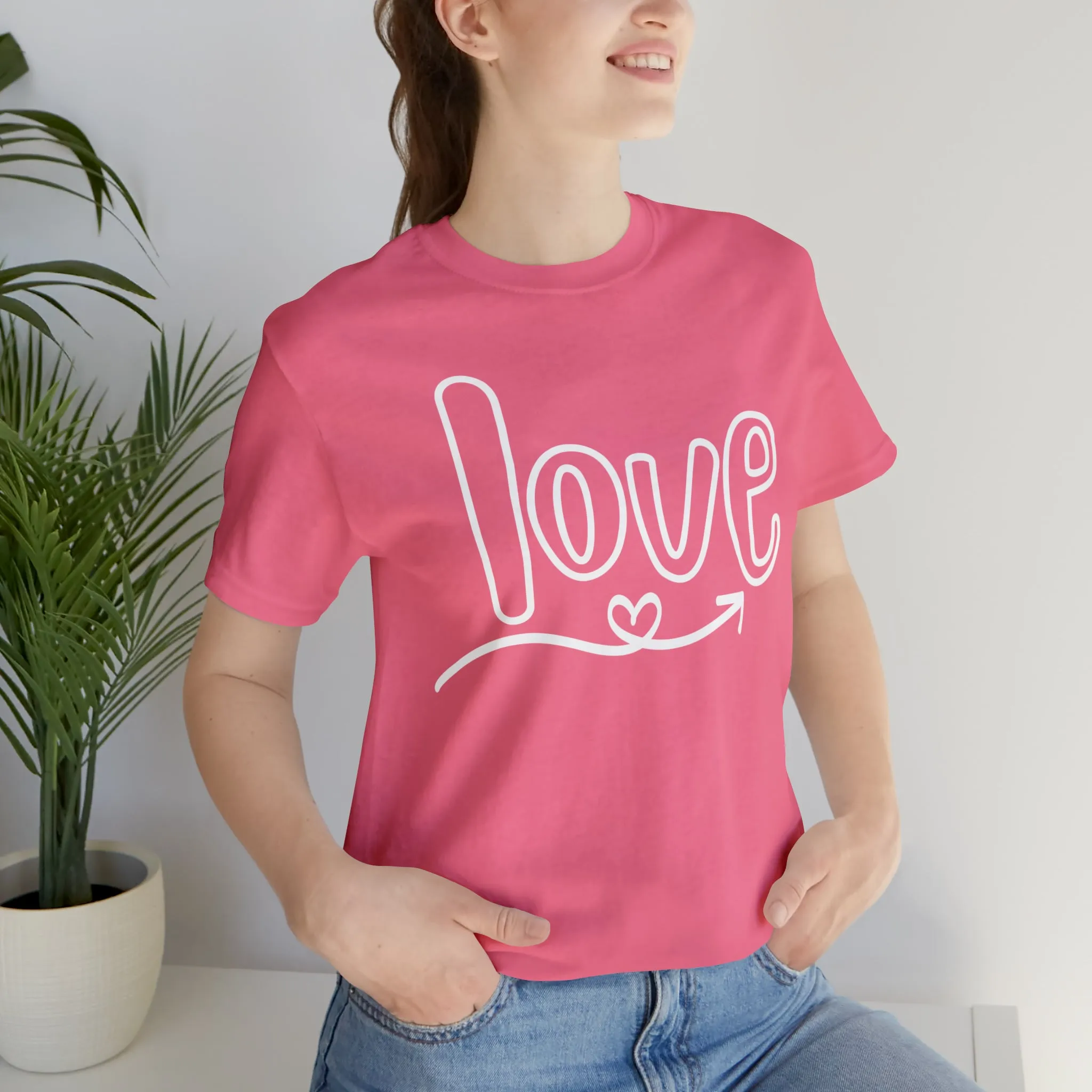 Script Love Short Sleeve T-Shirt
