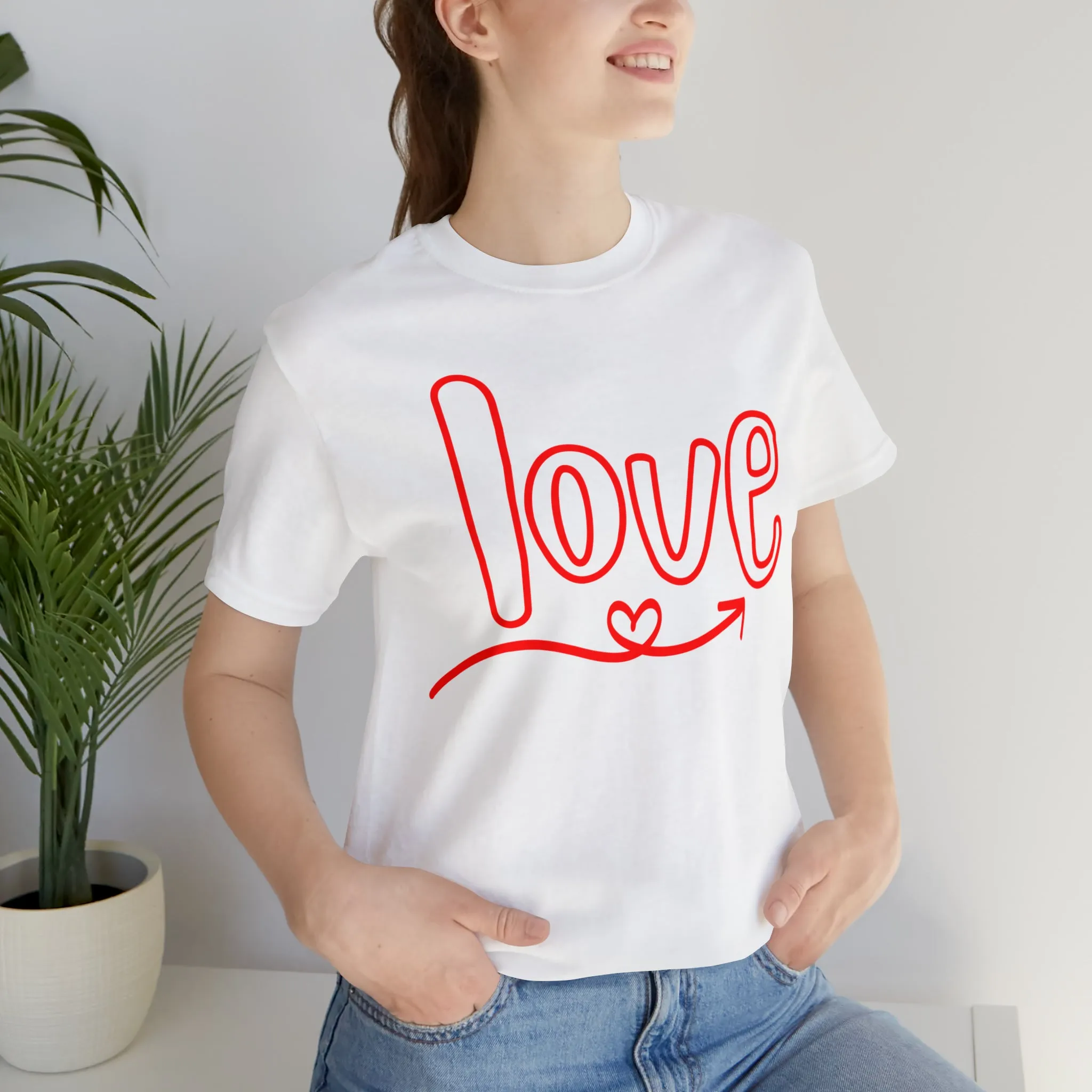Script Love Short Sleeve T-Shirt
