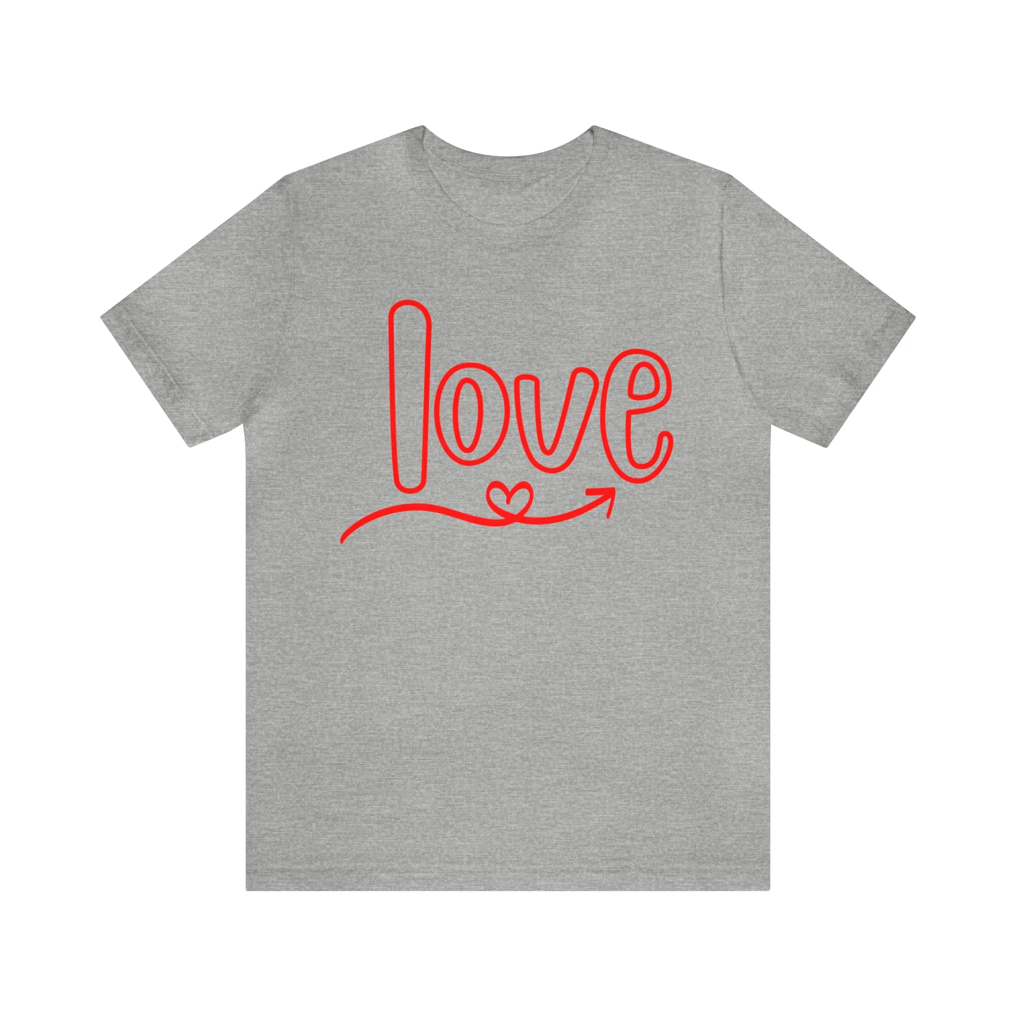 Script Love Short Sleeve T-Shirt