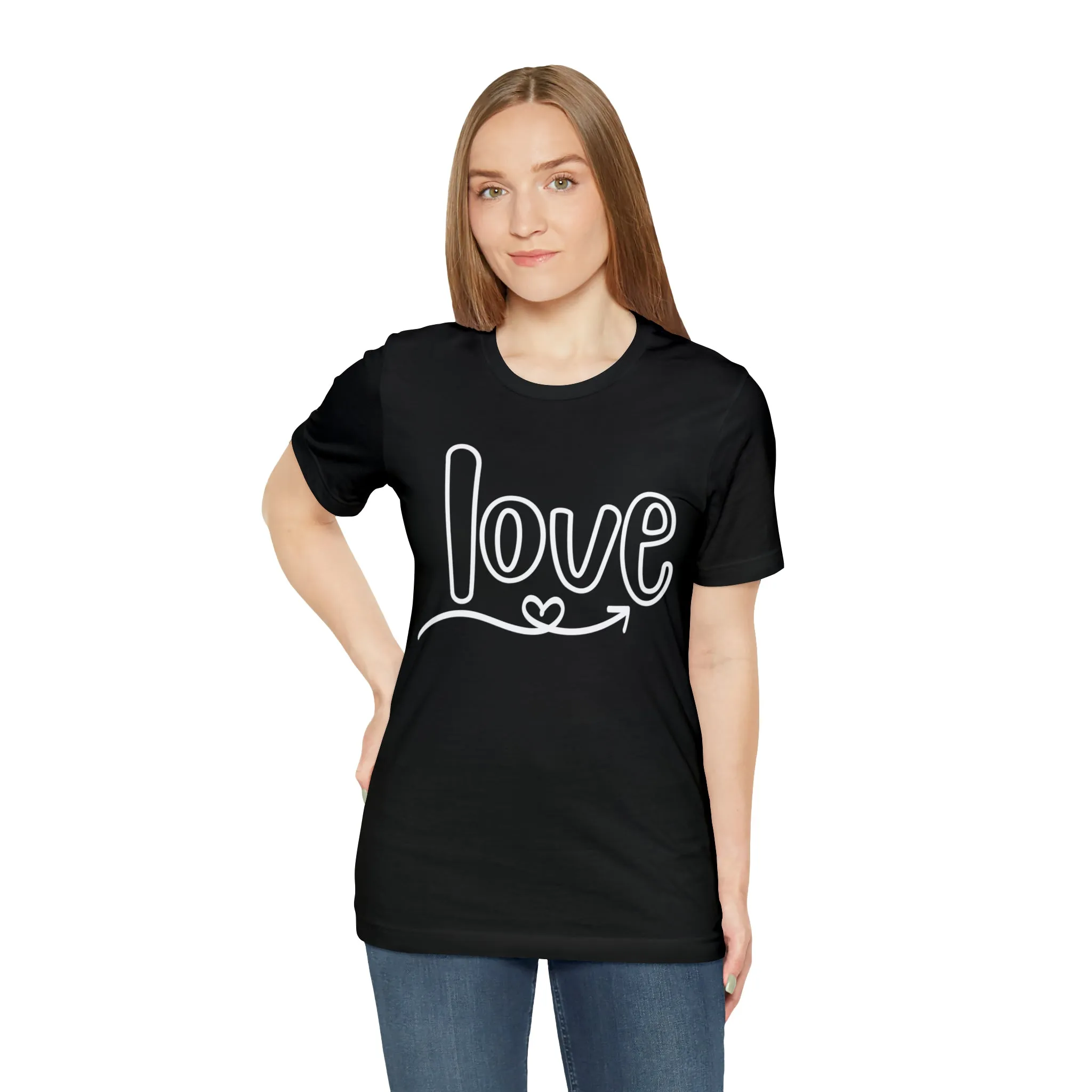 Script Love Short Sleeve T-Shirt