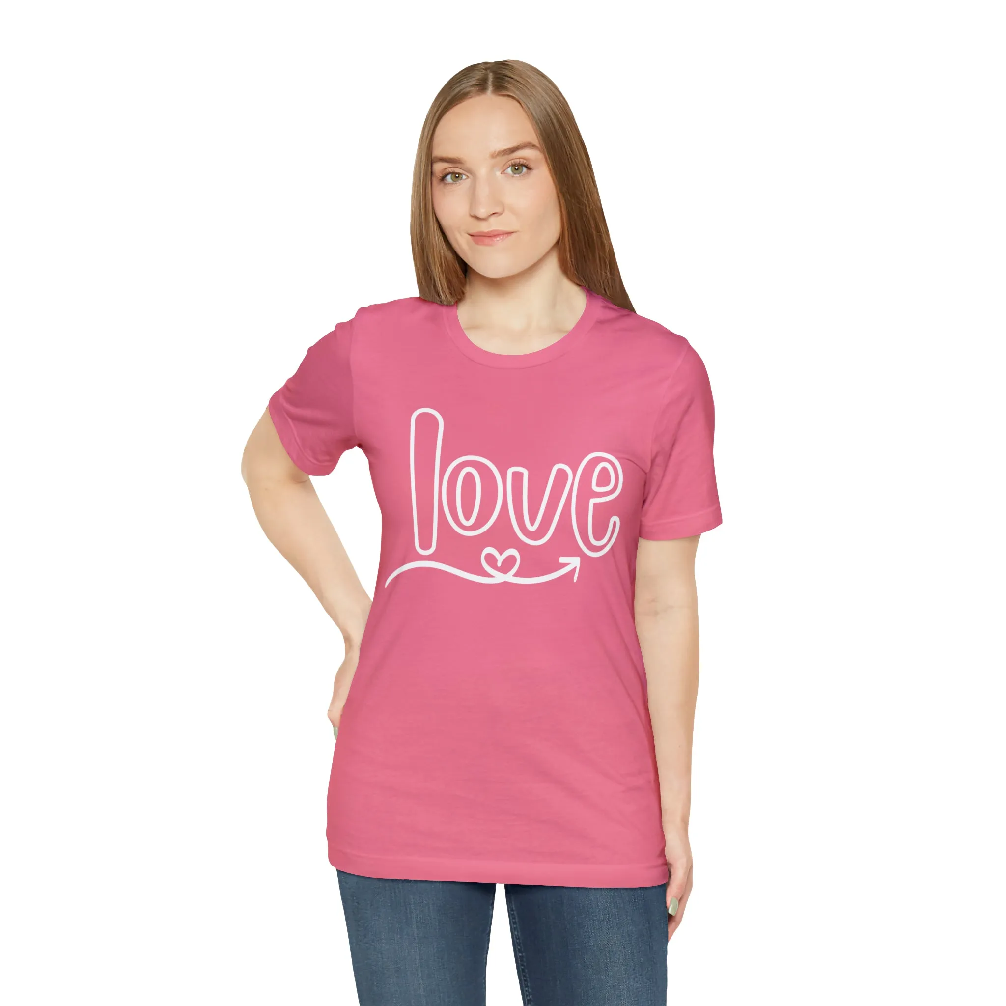 Script Love Short Sleeve T-Shirt