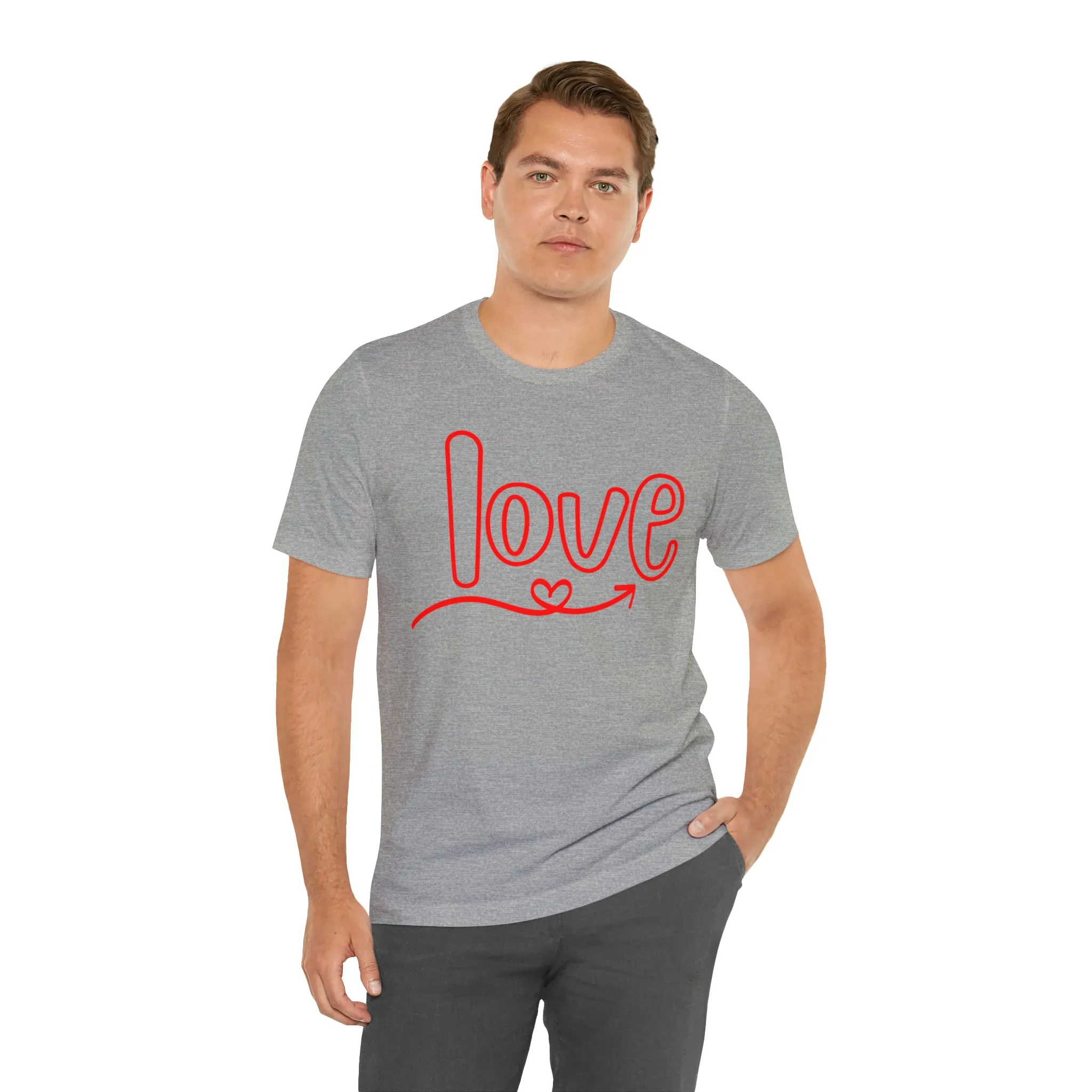Script Love Short Sleeve T-Shirt