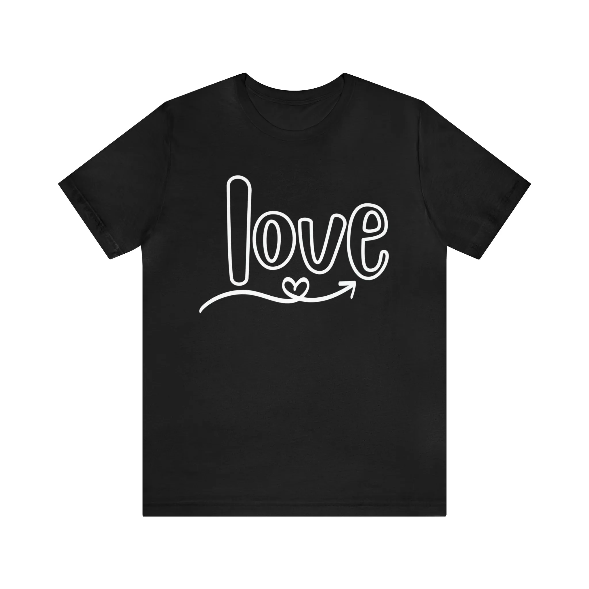 Script Love Short Sleeve T-Shirt