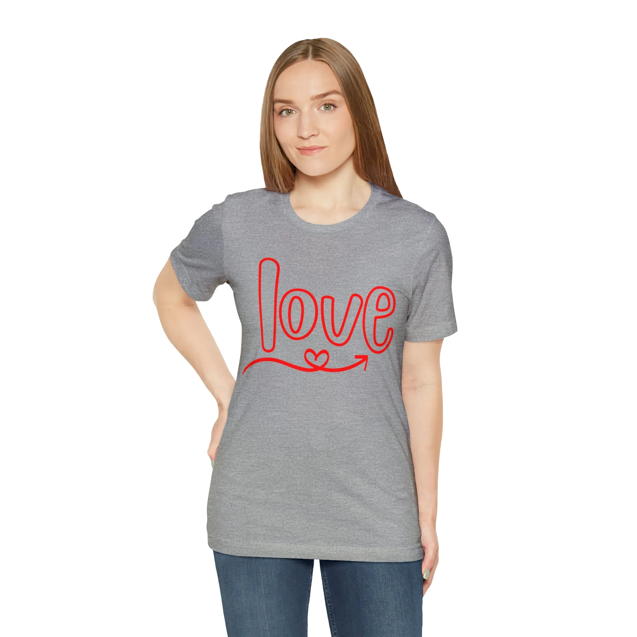 Script Love Short Sleeve T-Shirt