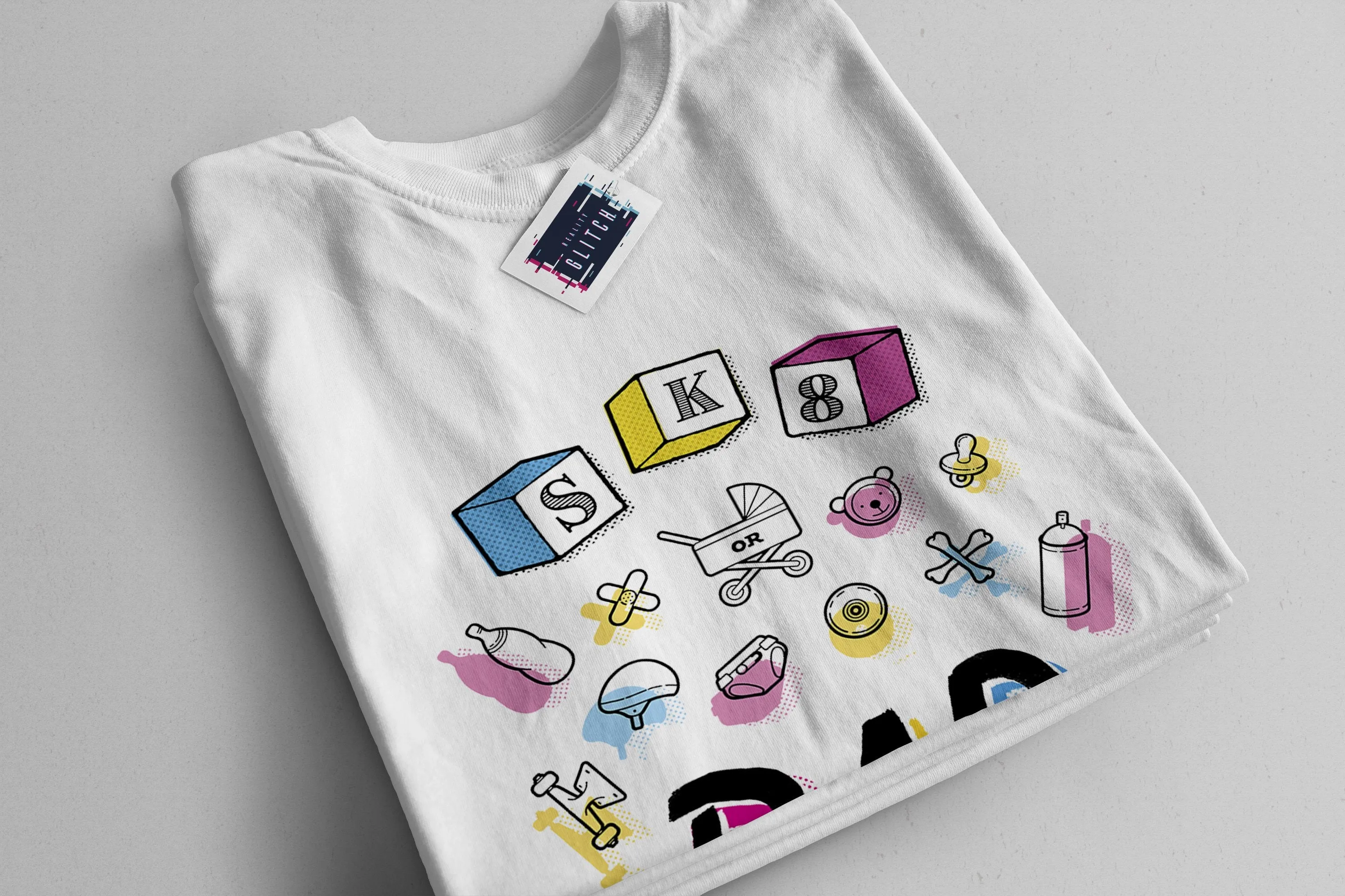 SK8 or Dad Mens T-Shirt