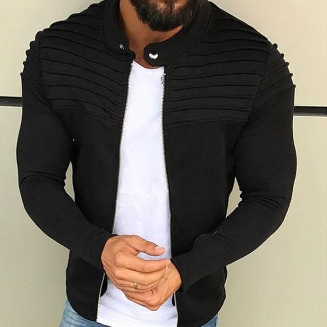 Slim Fit Sweater-Style 'Admiral' Jacket