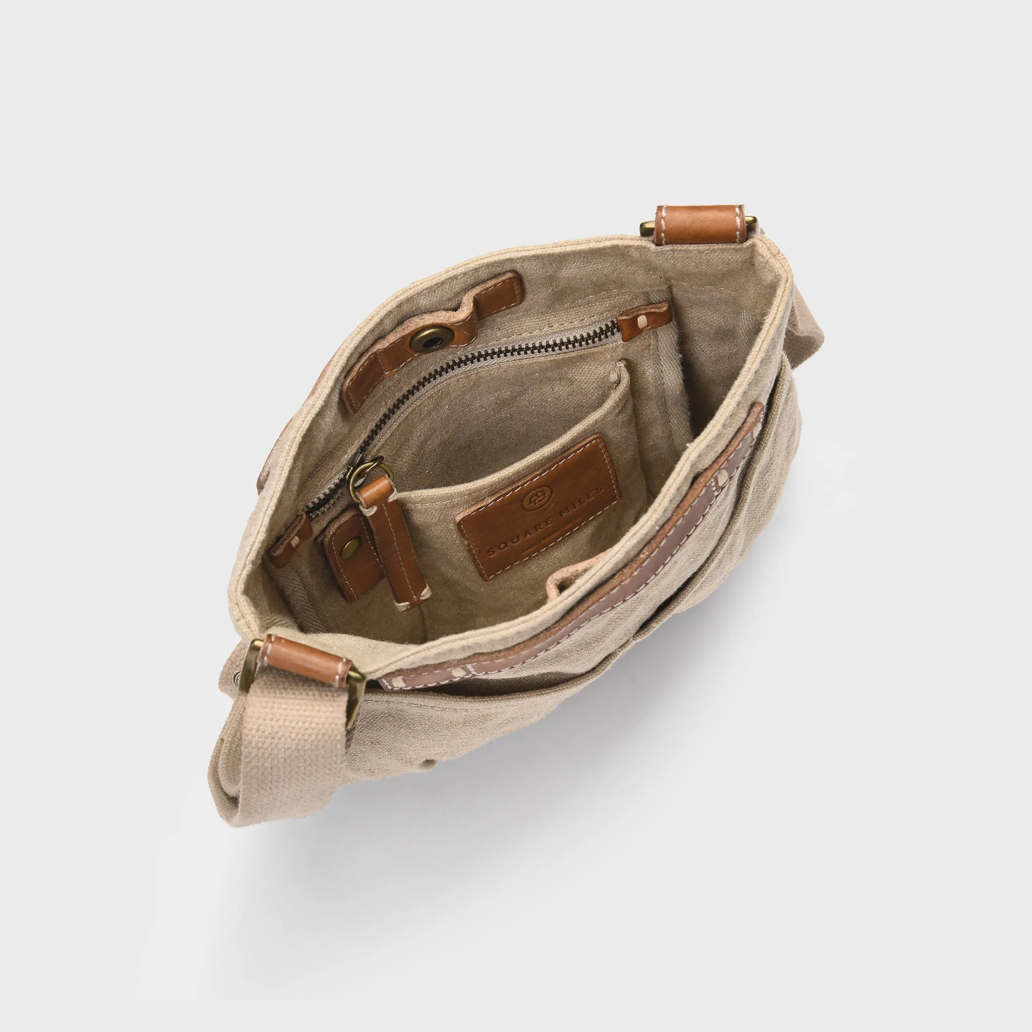 Small Washed Canvas Crossbody