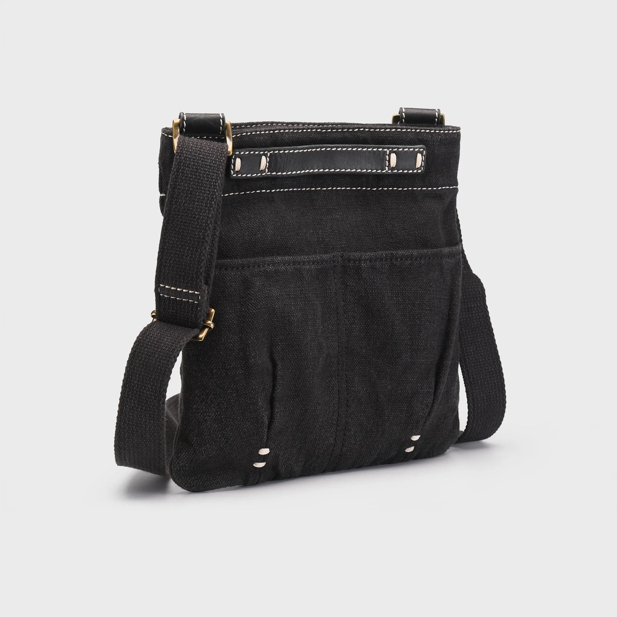 Small Washed Canvas Crossbody
