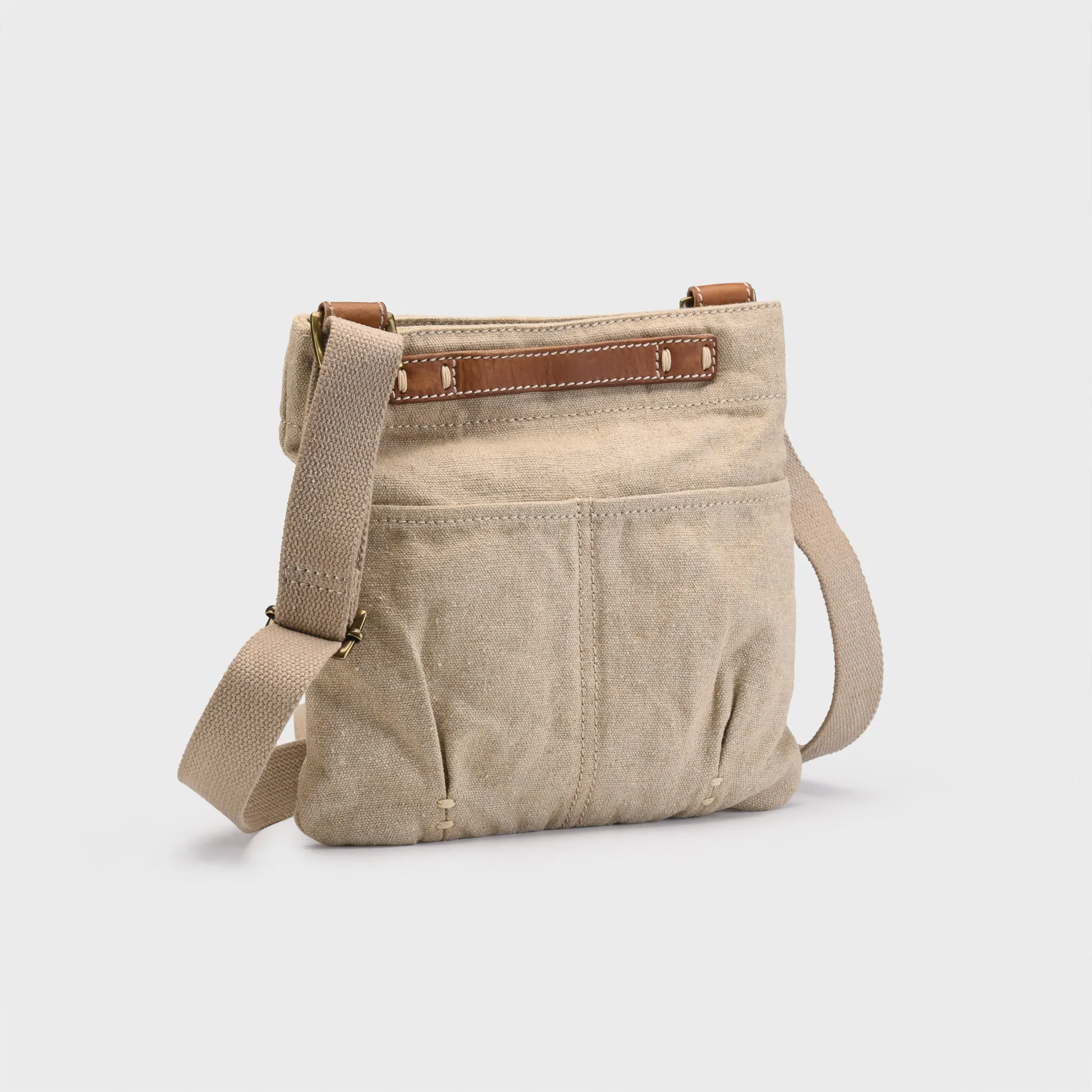 Small Washed Canvas Crossbody