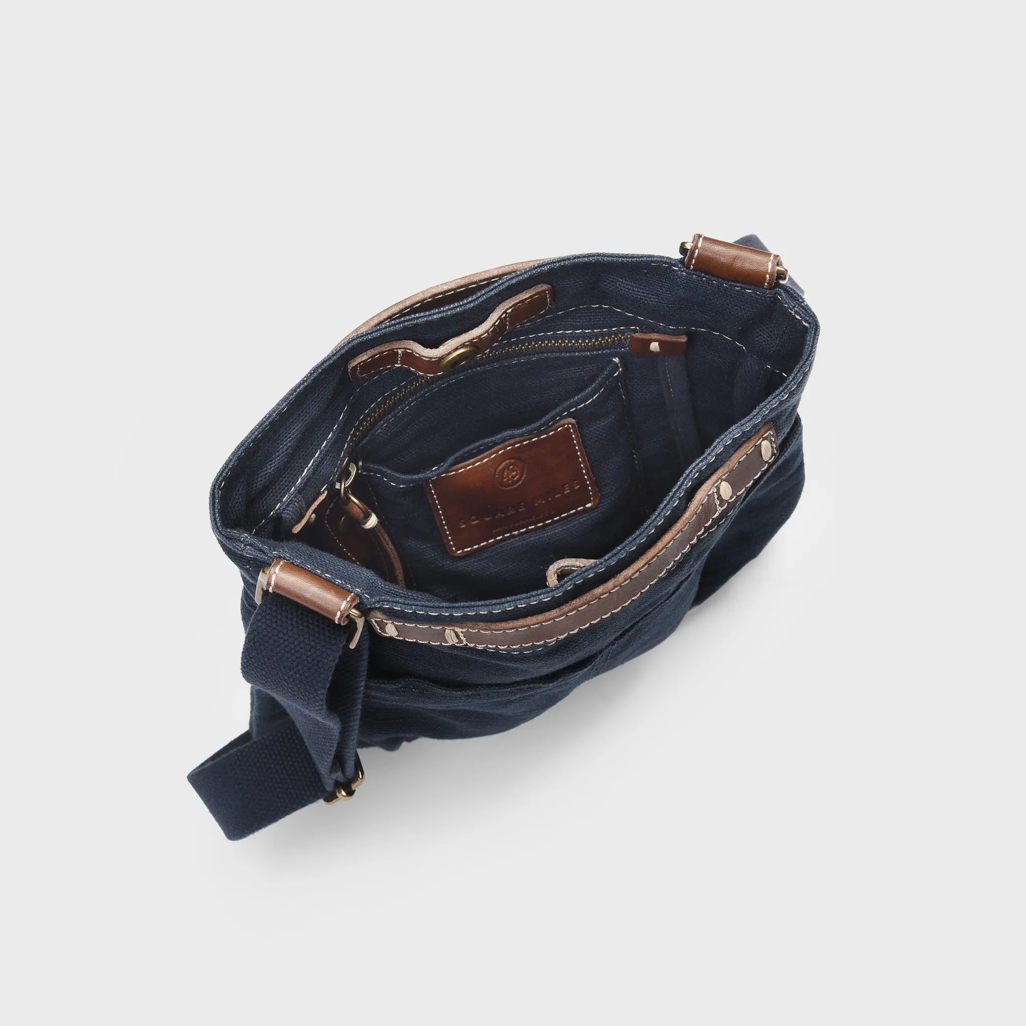 Small Washed Canvas Crossbody