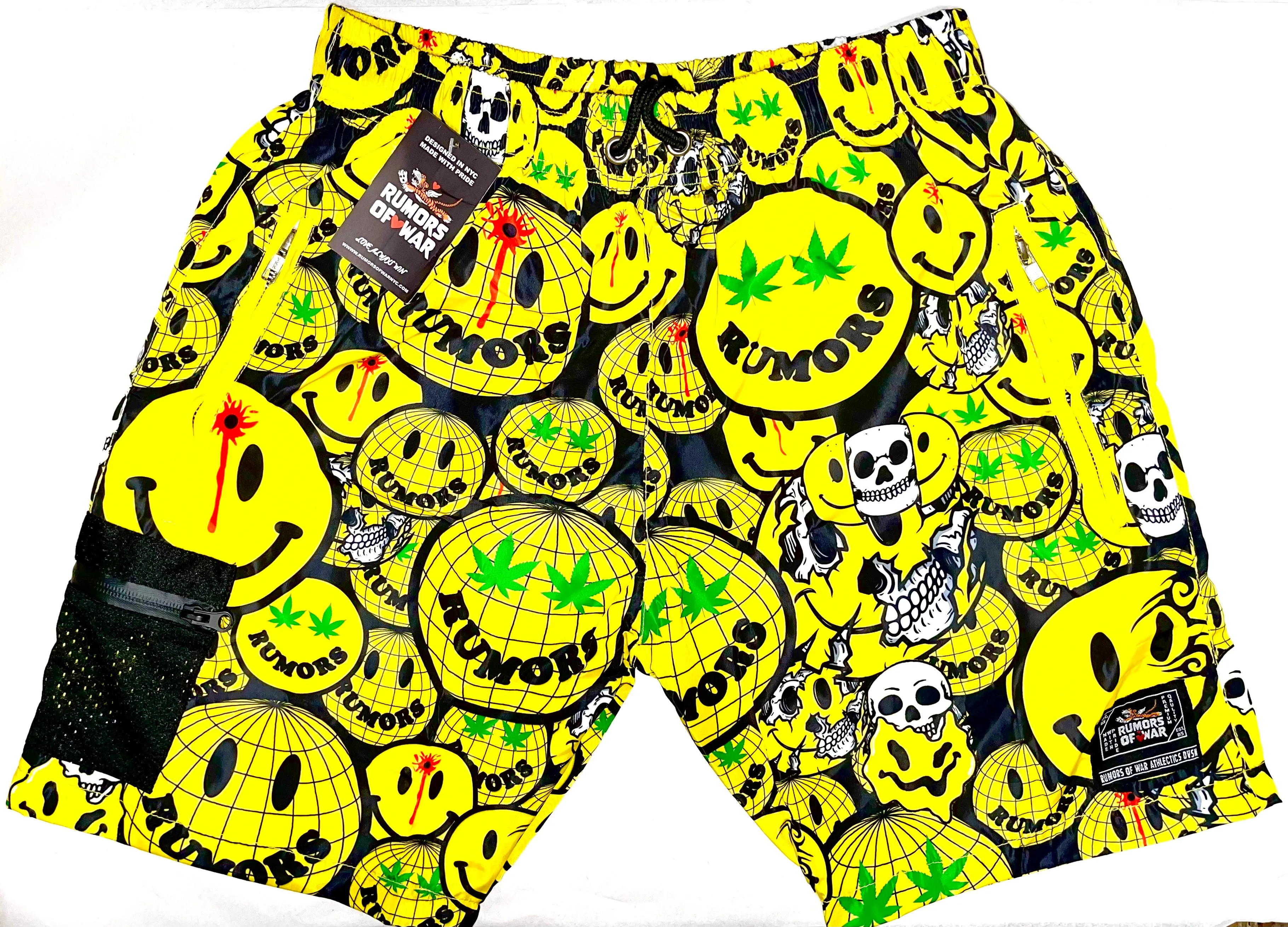 SMILEY FACE BOARD SHORT