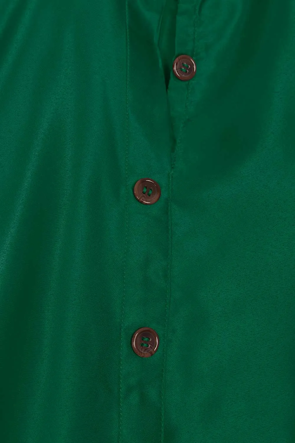 STP-075A-Green - 2Pc Silk Frock With Silk Trouser