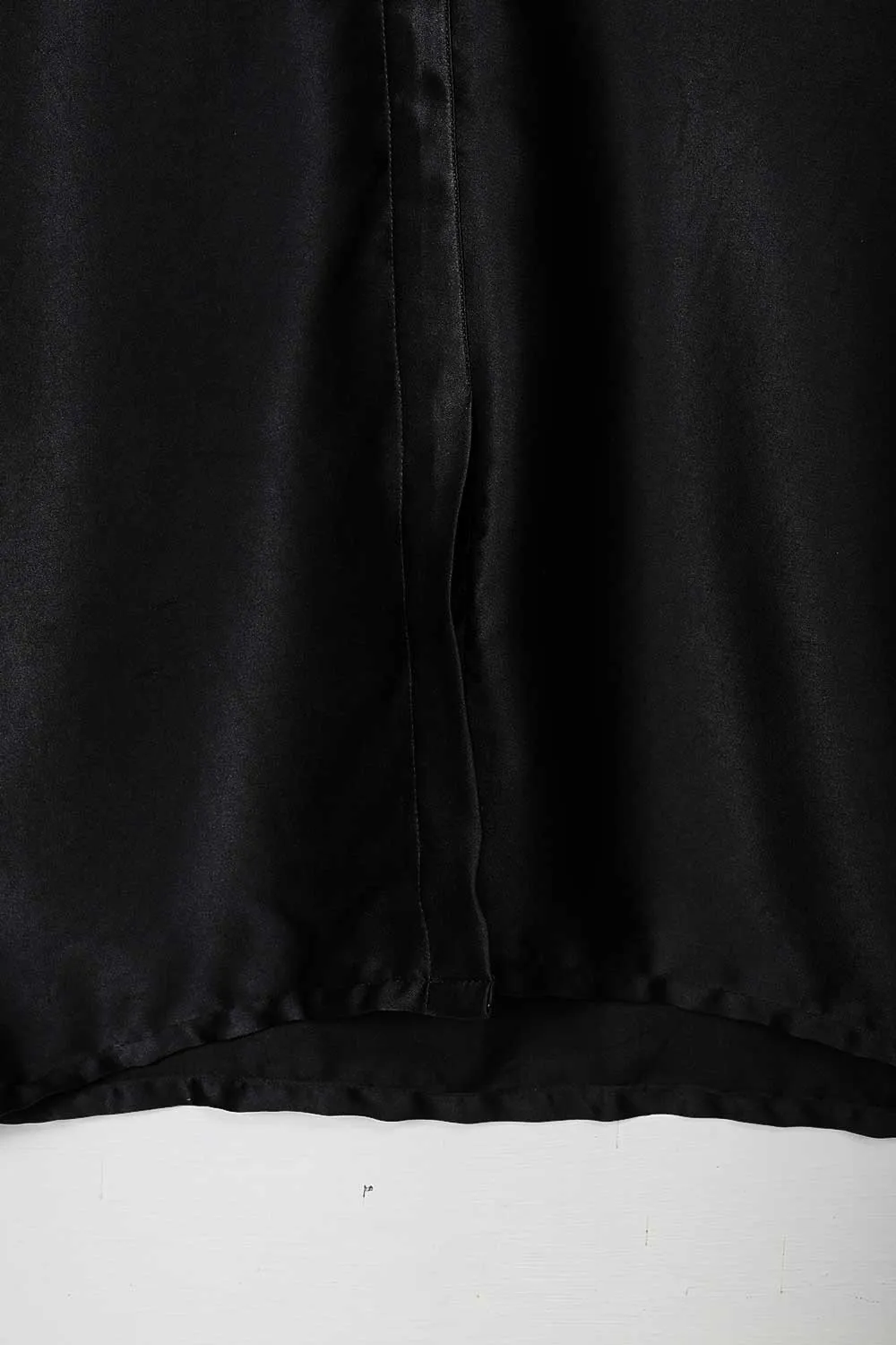 STP-075B-Black - 2Pc Silk Frock With Silk Trouser