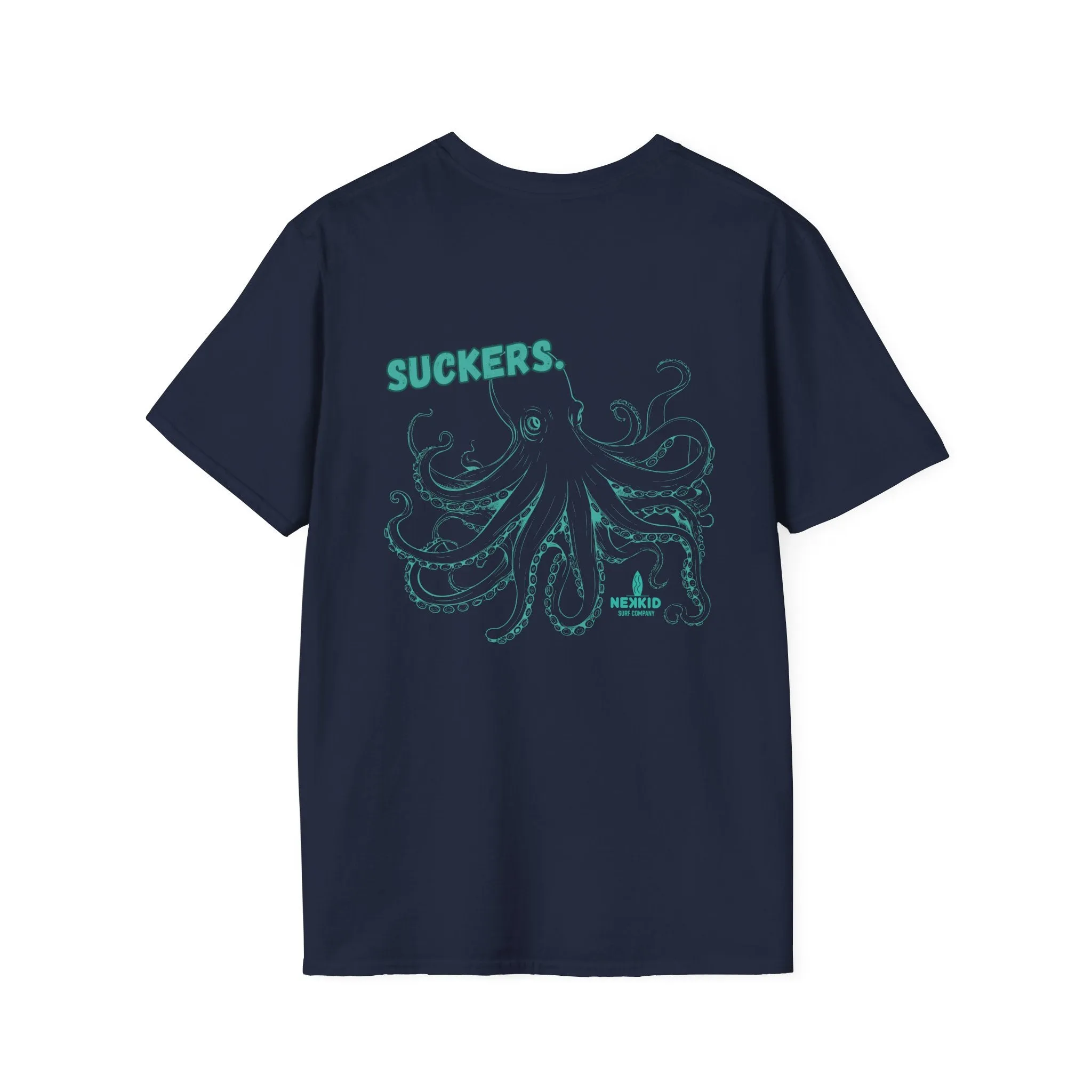 Suckers Octopus Print T-Shirt