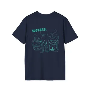 Suckers Octopus Print T-Shirt