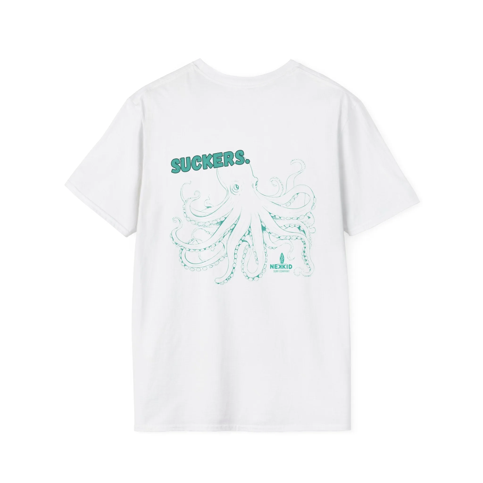 Suckers Octopus Print T-Shirt