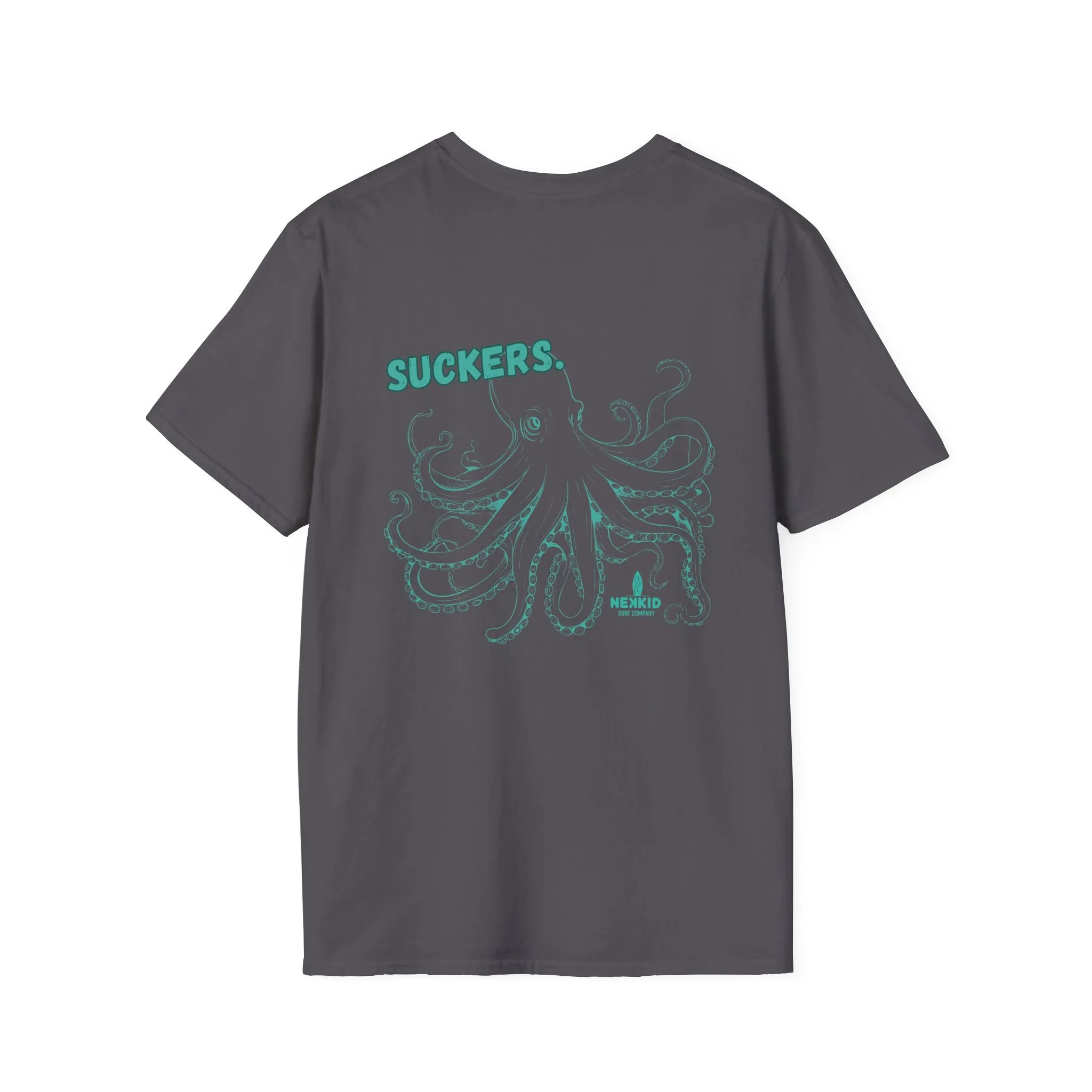 Suckers Octopus Print T-Shirt