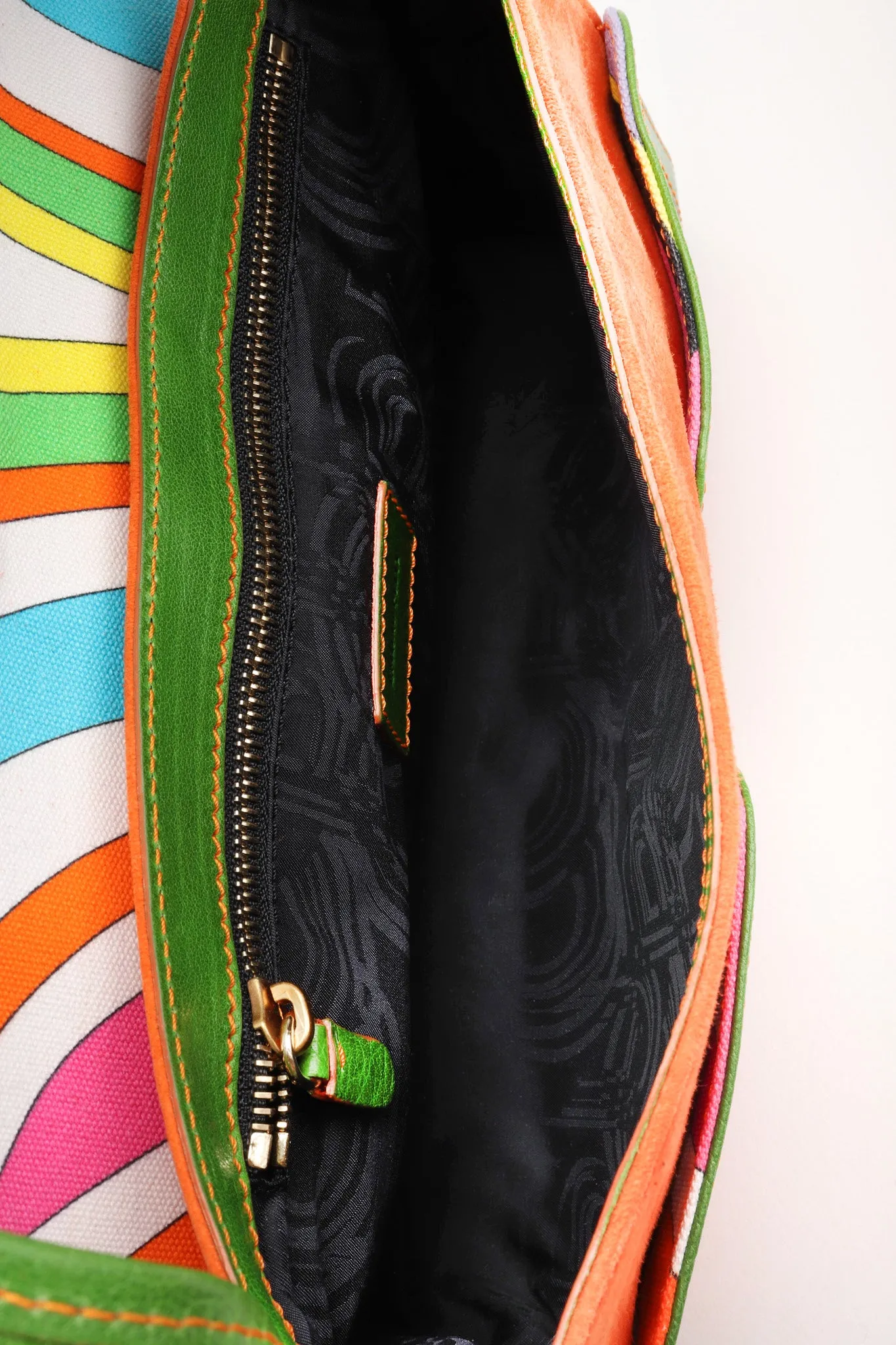 Suede Buckle Bag