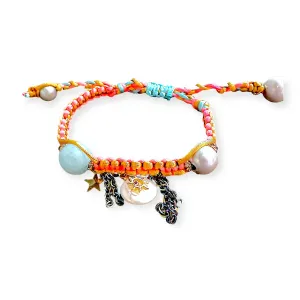 SUMMER DAZE SUN PEARL SILK ROCKER BRACELET
