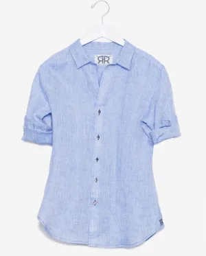 Tailored - Blue Linen