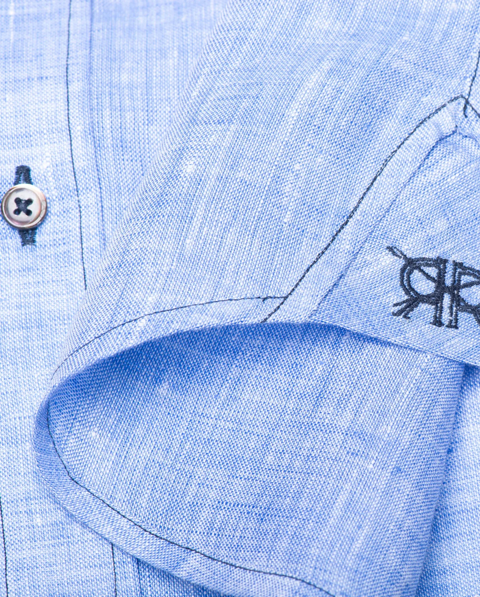 Tailored - Blue Linen