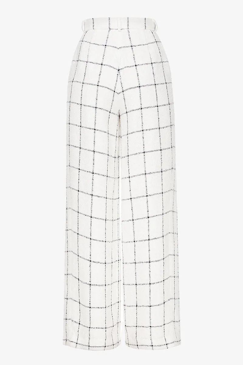 Tailored Tweed Suit Pants