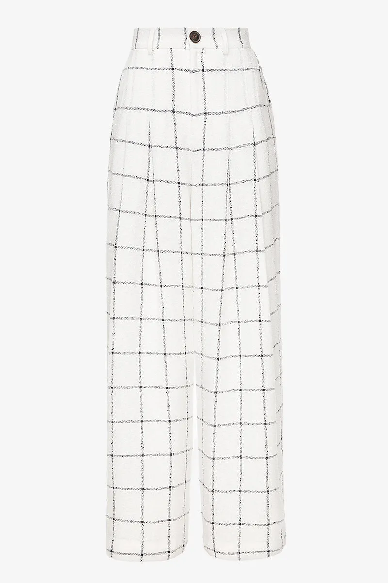 Tailored Tweed Suit Pants