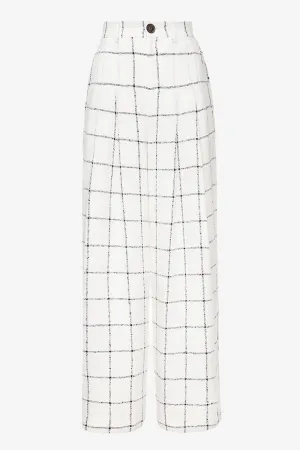 Tailored Tweed Suit Pants