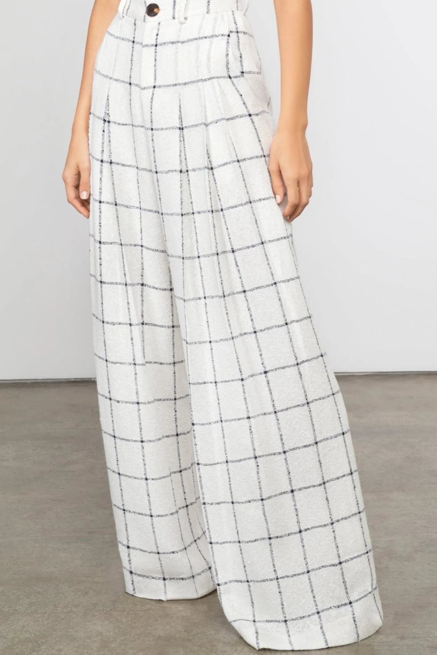 Tailored Tweed Suit Pants