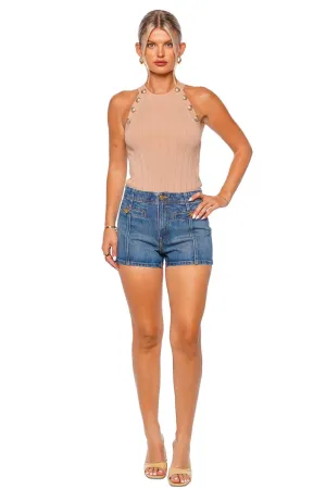 The Camille Danube Denim Short