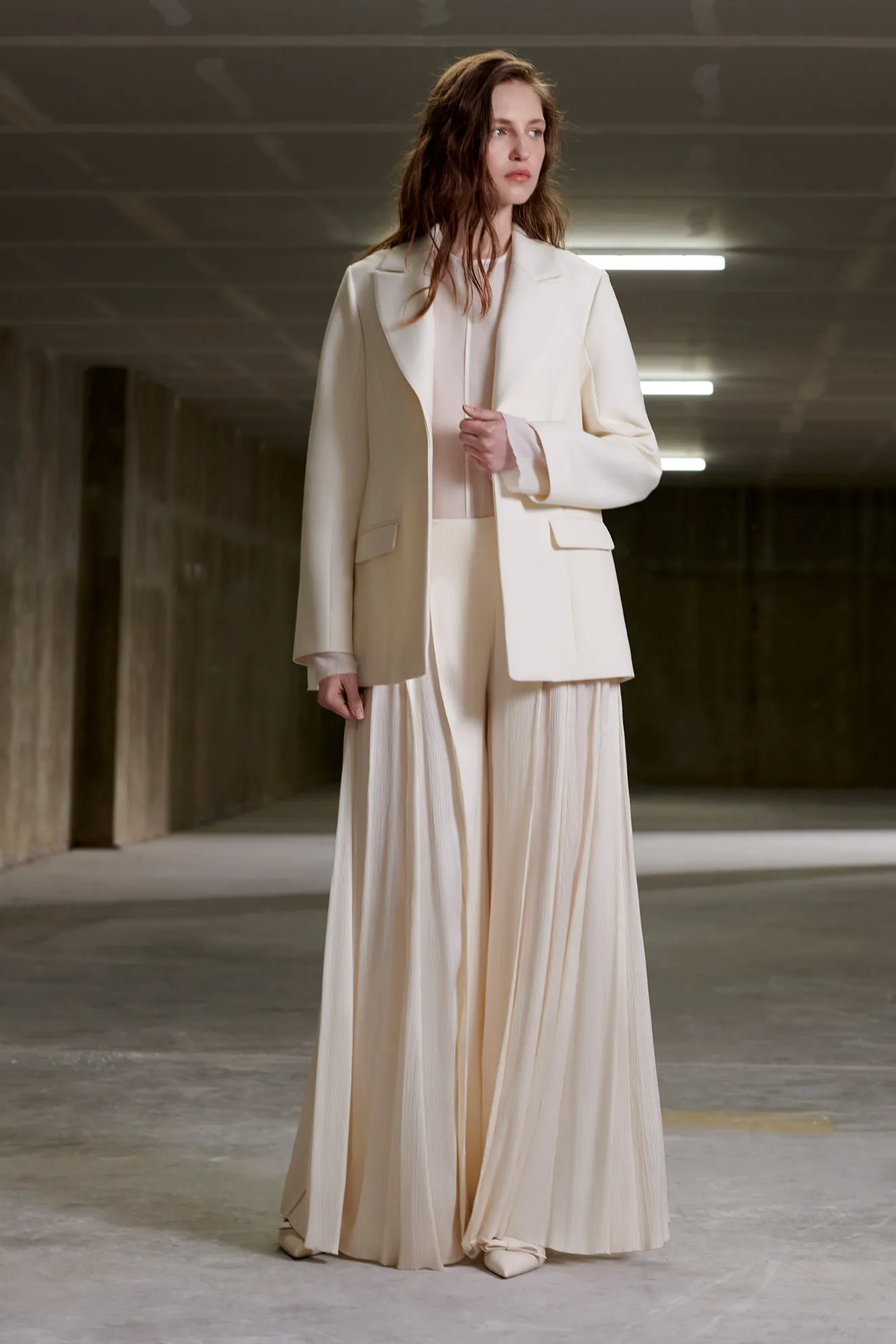 The Clean Cut Jacket in Double Wool Suiting