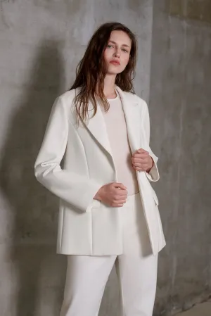 The Clean Cut Jacket in Double Wool Suiting