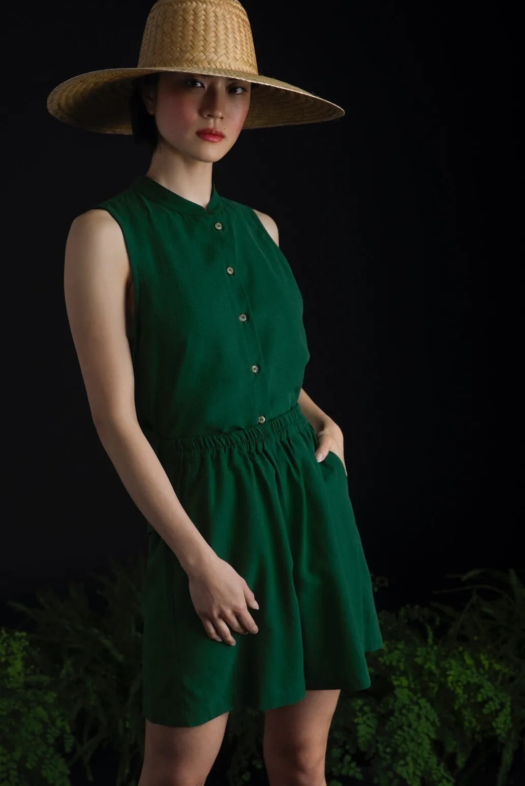 The Studio Short in Jade