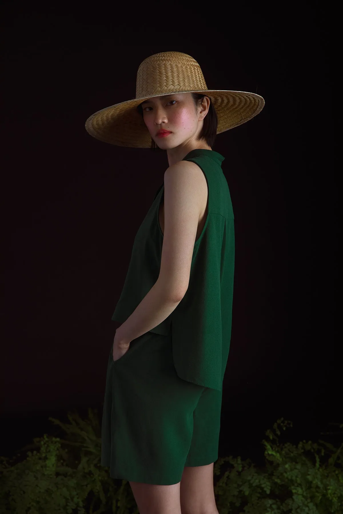 The Studio Short in Jade