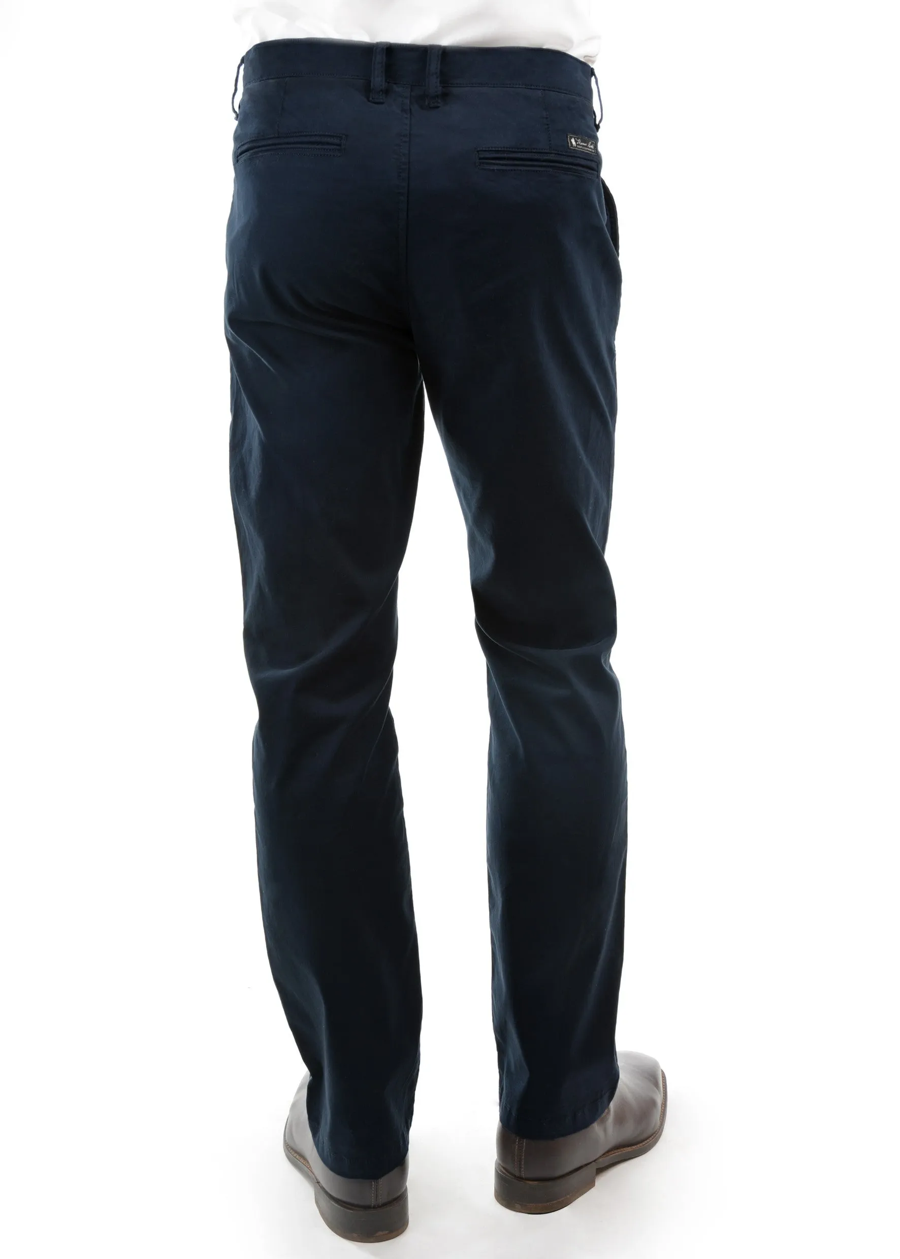 Thomas Cook Men's Tailored Fit Mossman Comfort Waist Trousers 32 Leg - 2 Colours