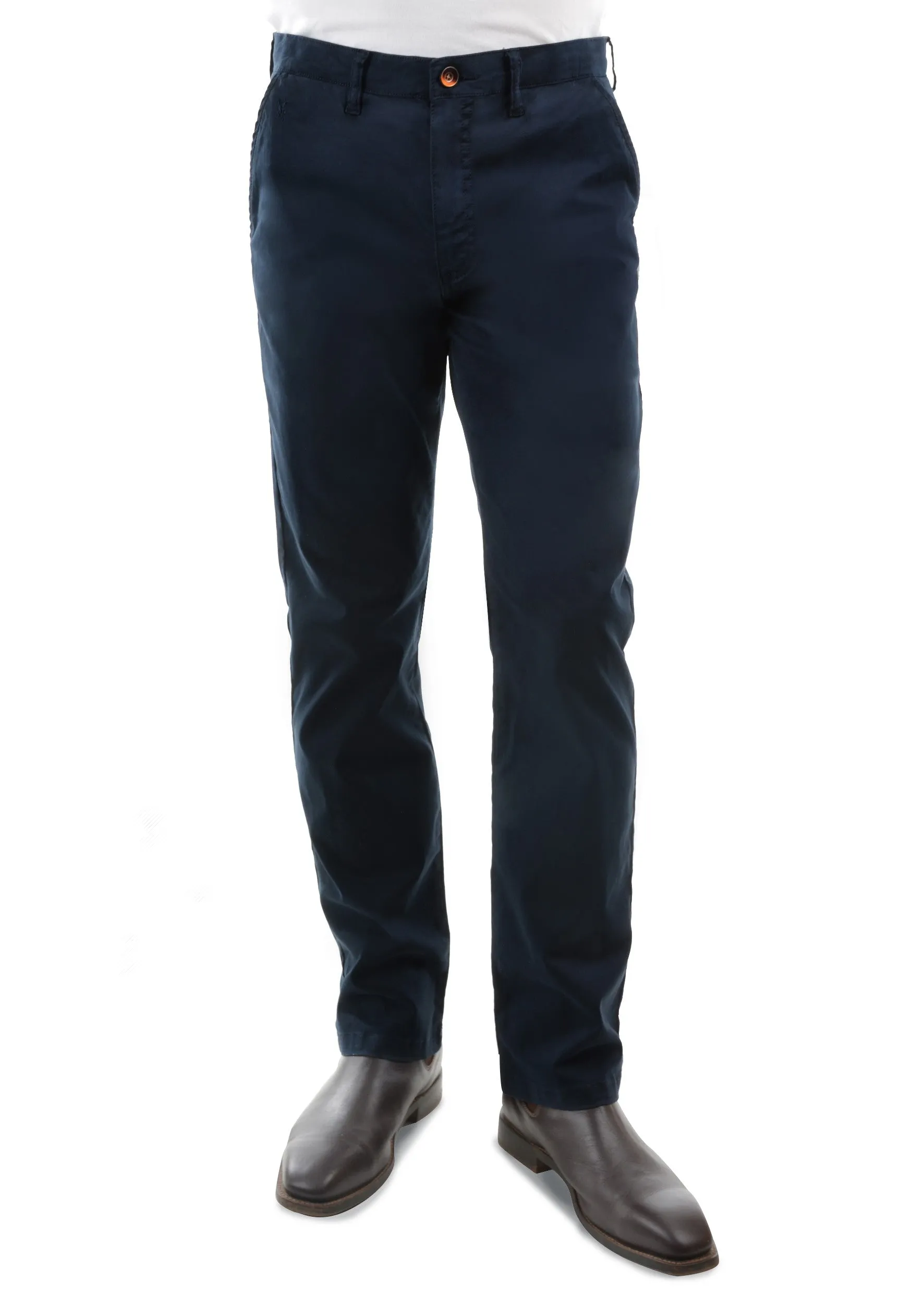 Thomas Cook Men's Tailored Fit Mossman Comfort Waist Trousers 32 Leg - 2 Colours