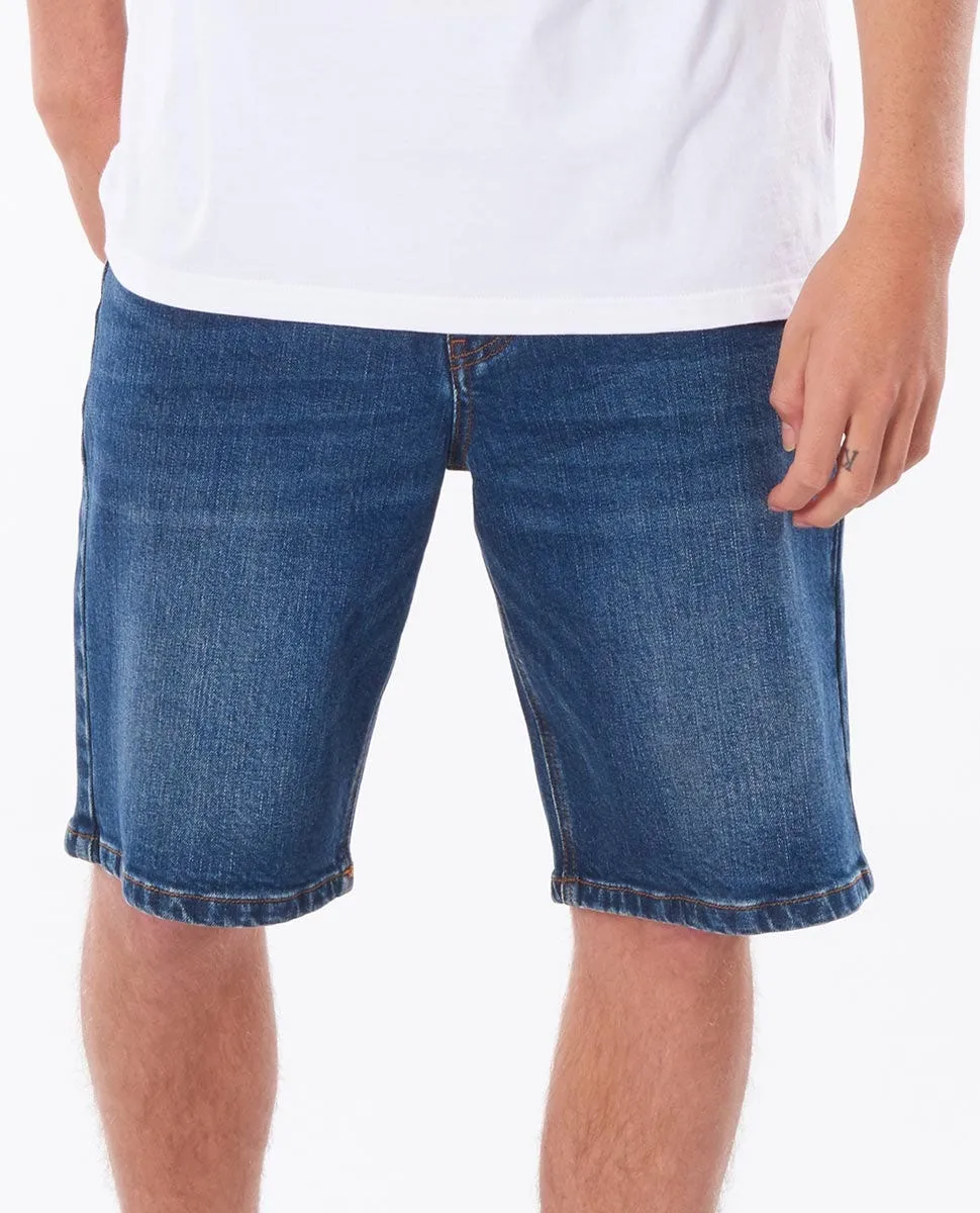 Tidal Blue 21" Denim Walkshort