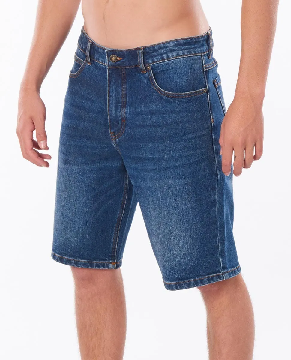 Tidal Blue 21" Denim Walkshort