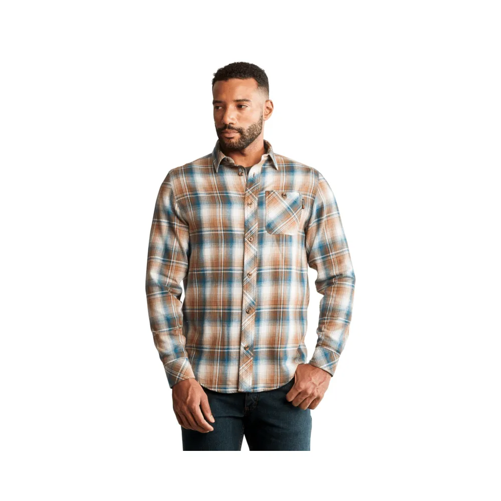 Timberland PRO Men's Woodfort Mid-Weight Flannel Work Utility Button Down Shirt