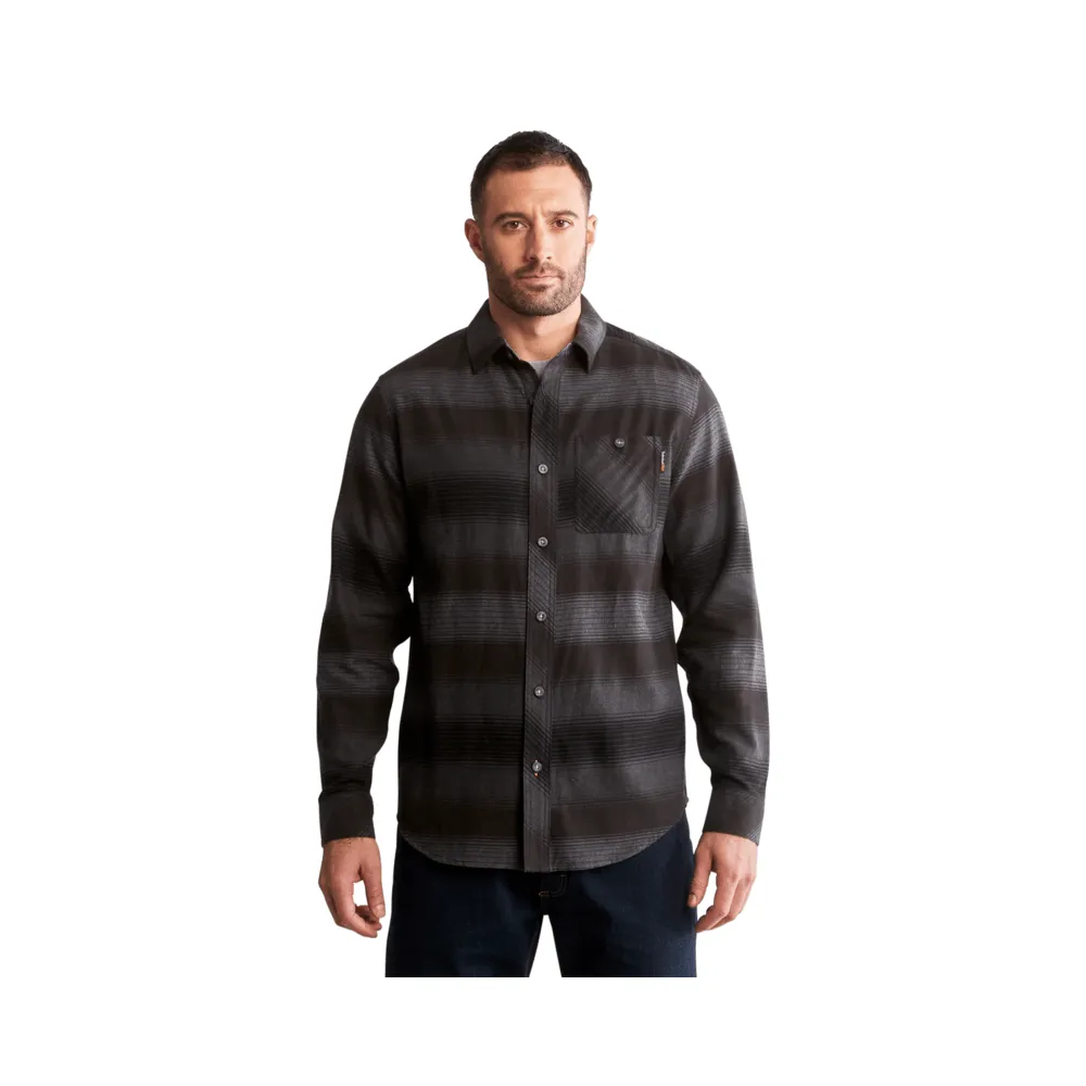 Timberland PRO Men's Woodfort Mid-Weight Flannel Work Utility Button Down Shirt