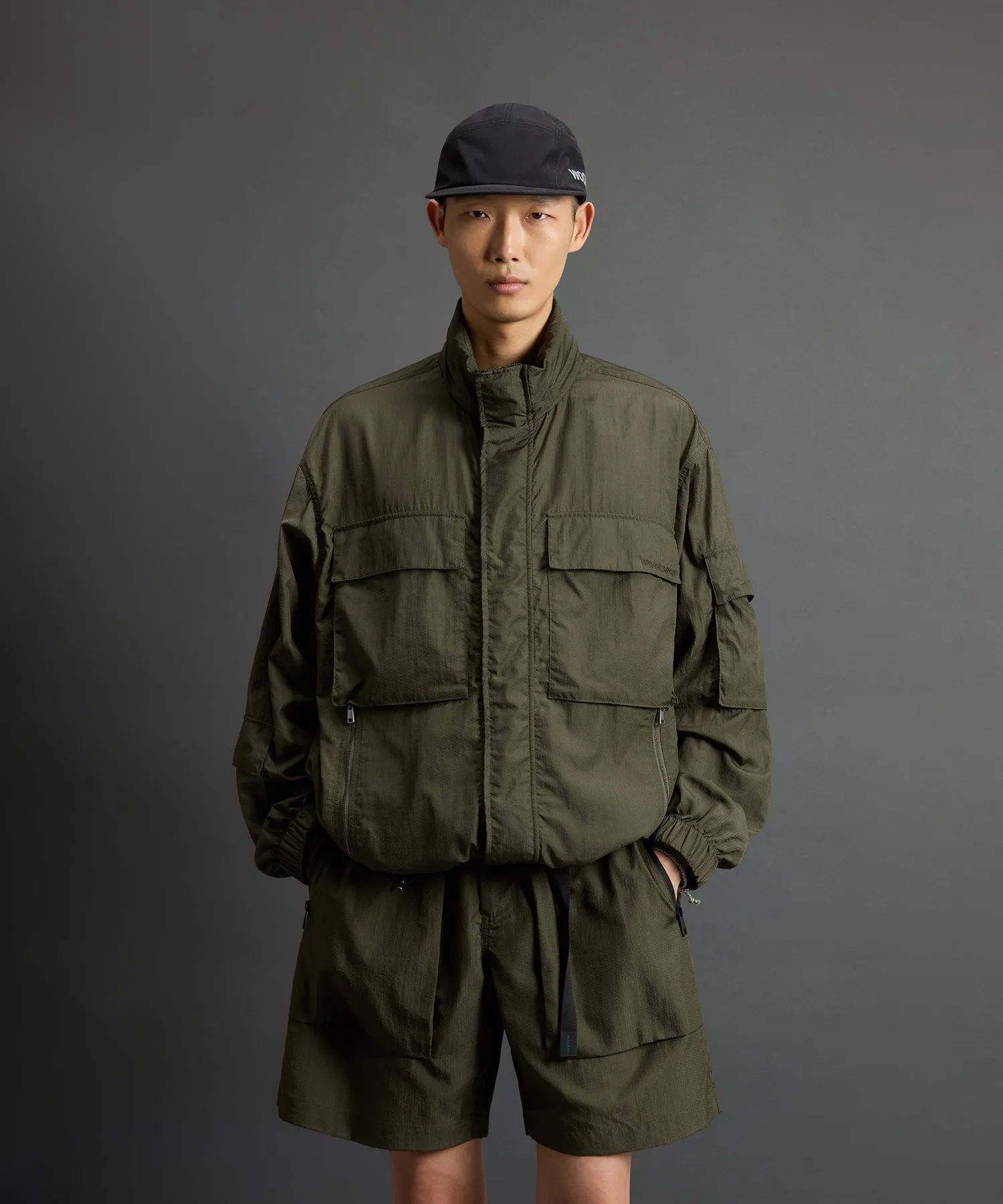 Todd Snyder x Woolrich Cotton-Nylon Jacket in Olive